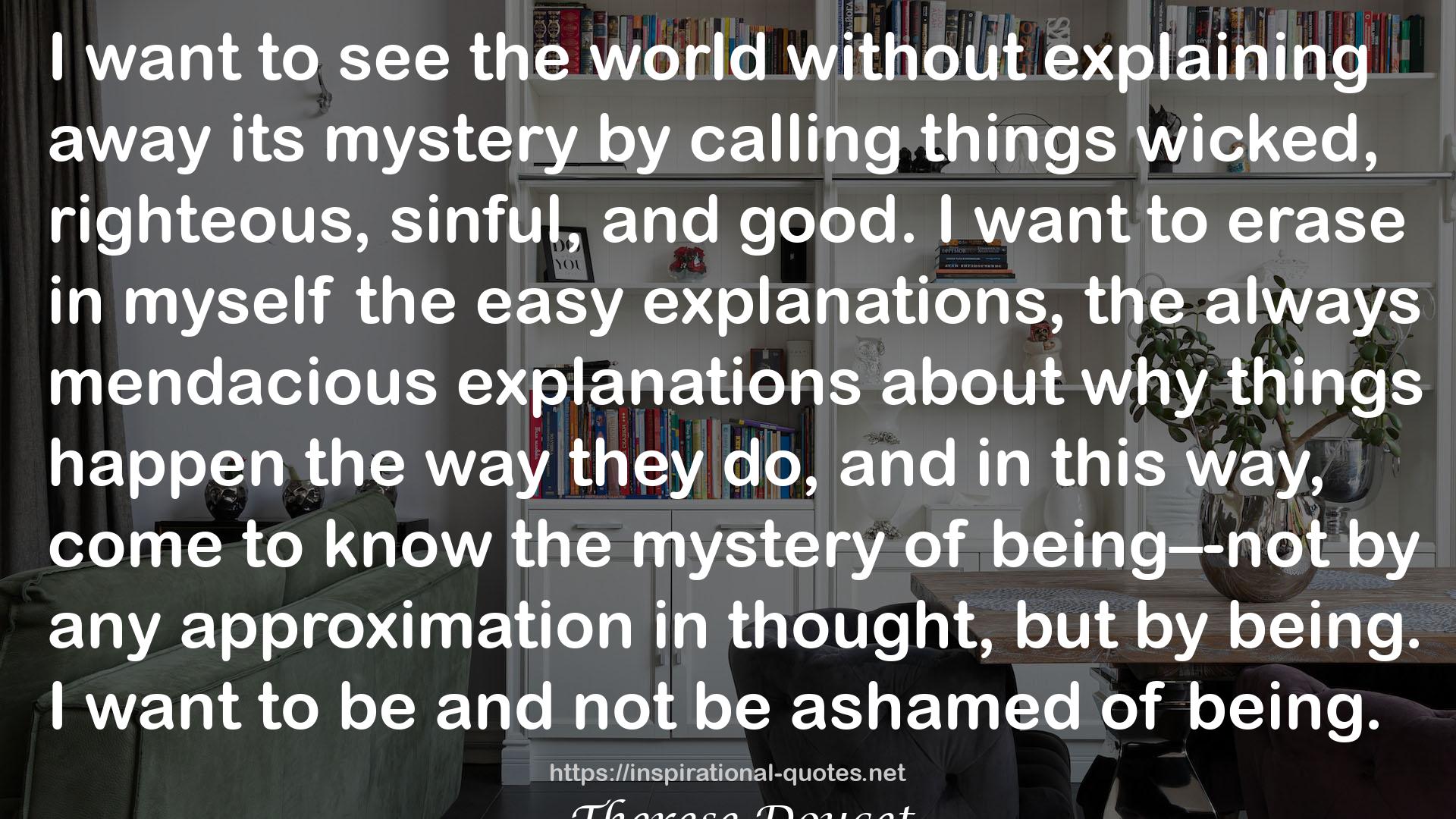 the always mendacious explanations  QUOTES