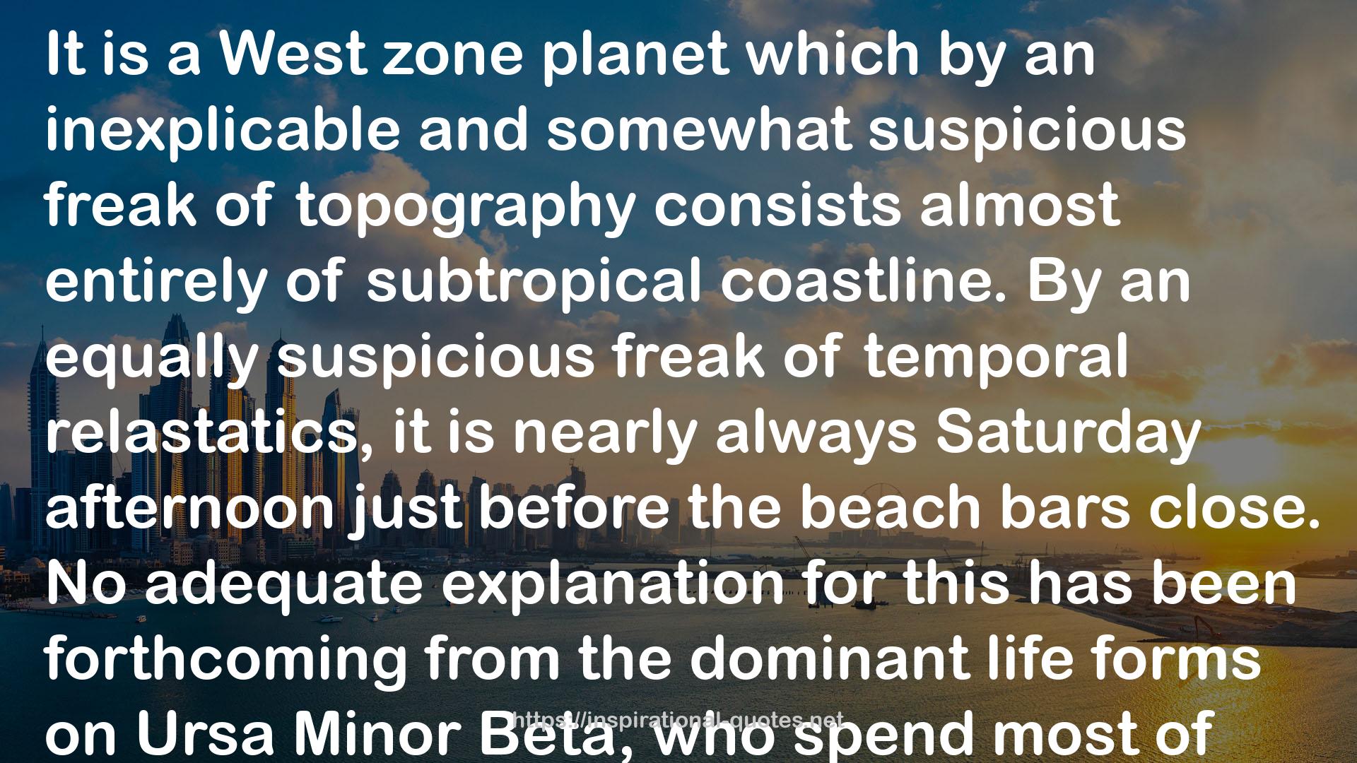 the beach bars  QUOTES