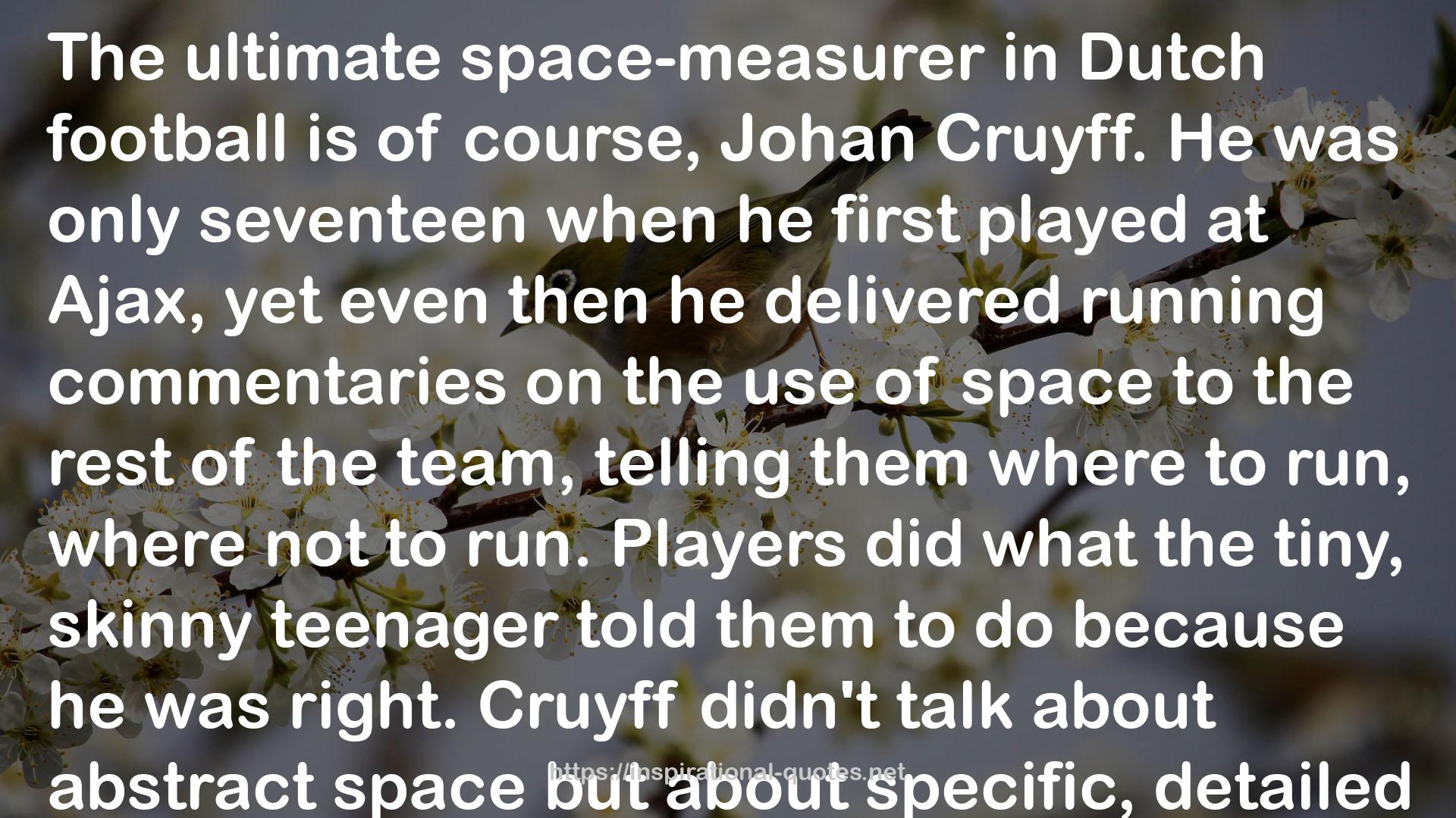 Cruyff  QUOTES