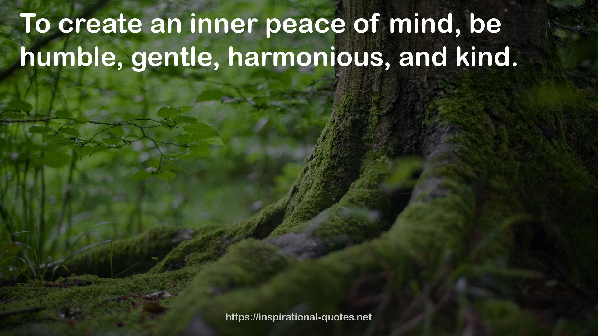 an inner peace  QUOTES