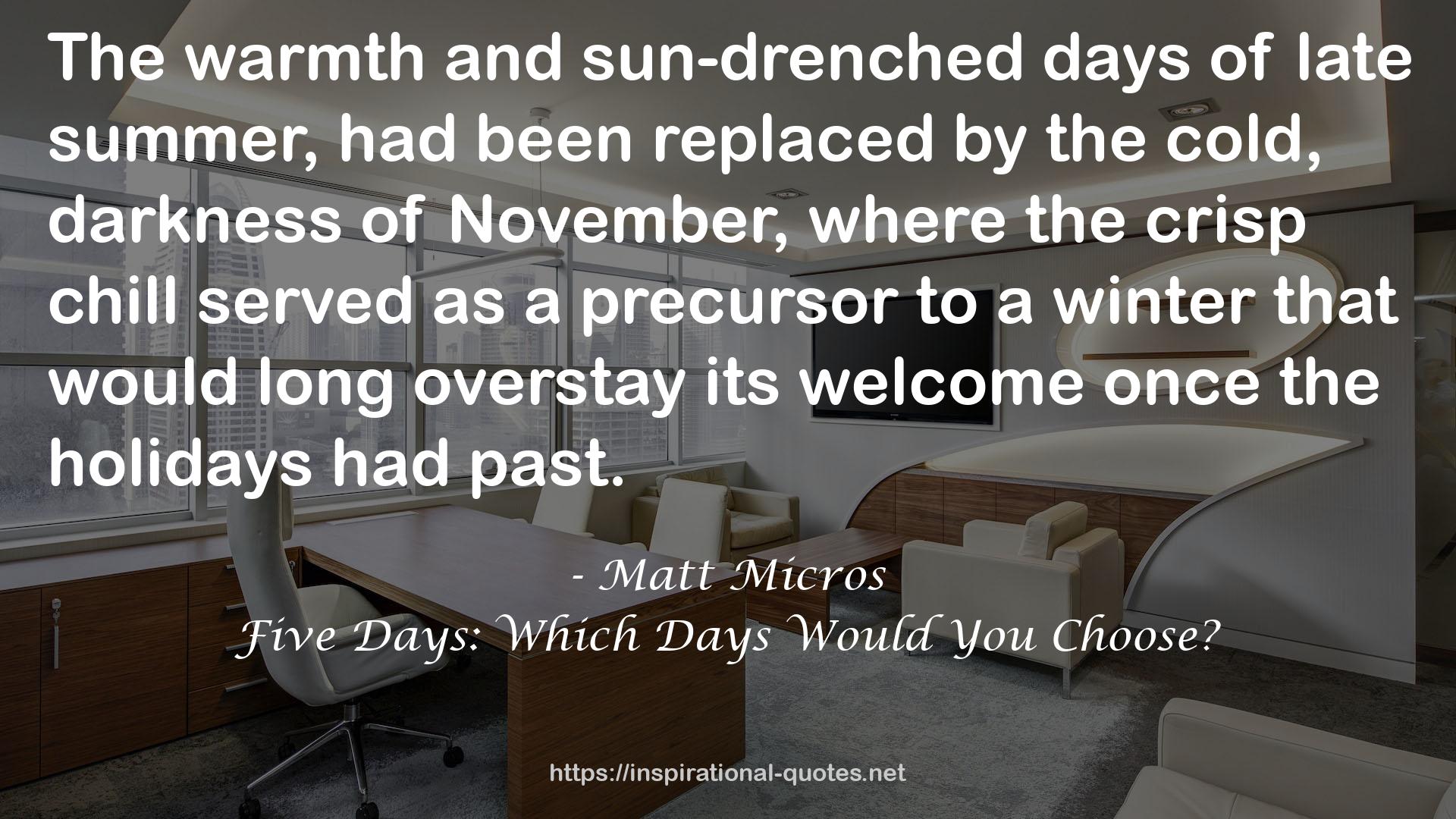 sun-drenched days  QUOTES