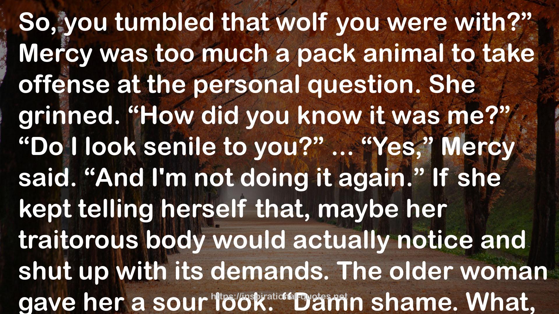 too much a pack animal  QUOTES