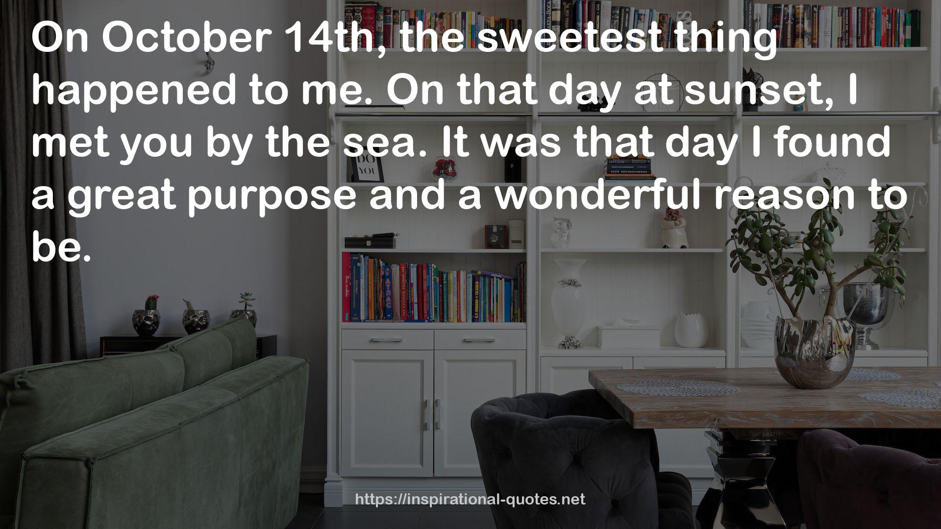 the sweetest thing  QUOTES