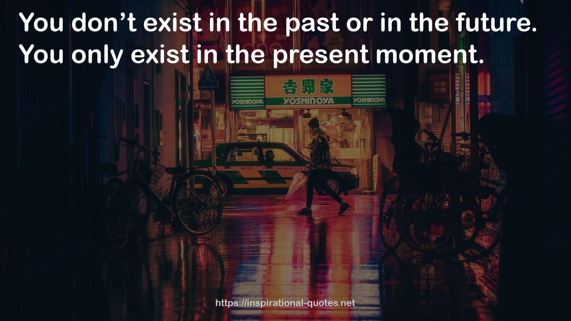 the present moment  QUOTES