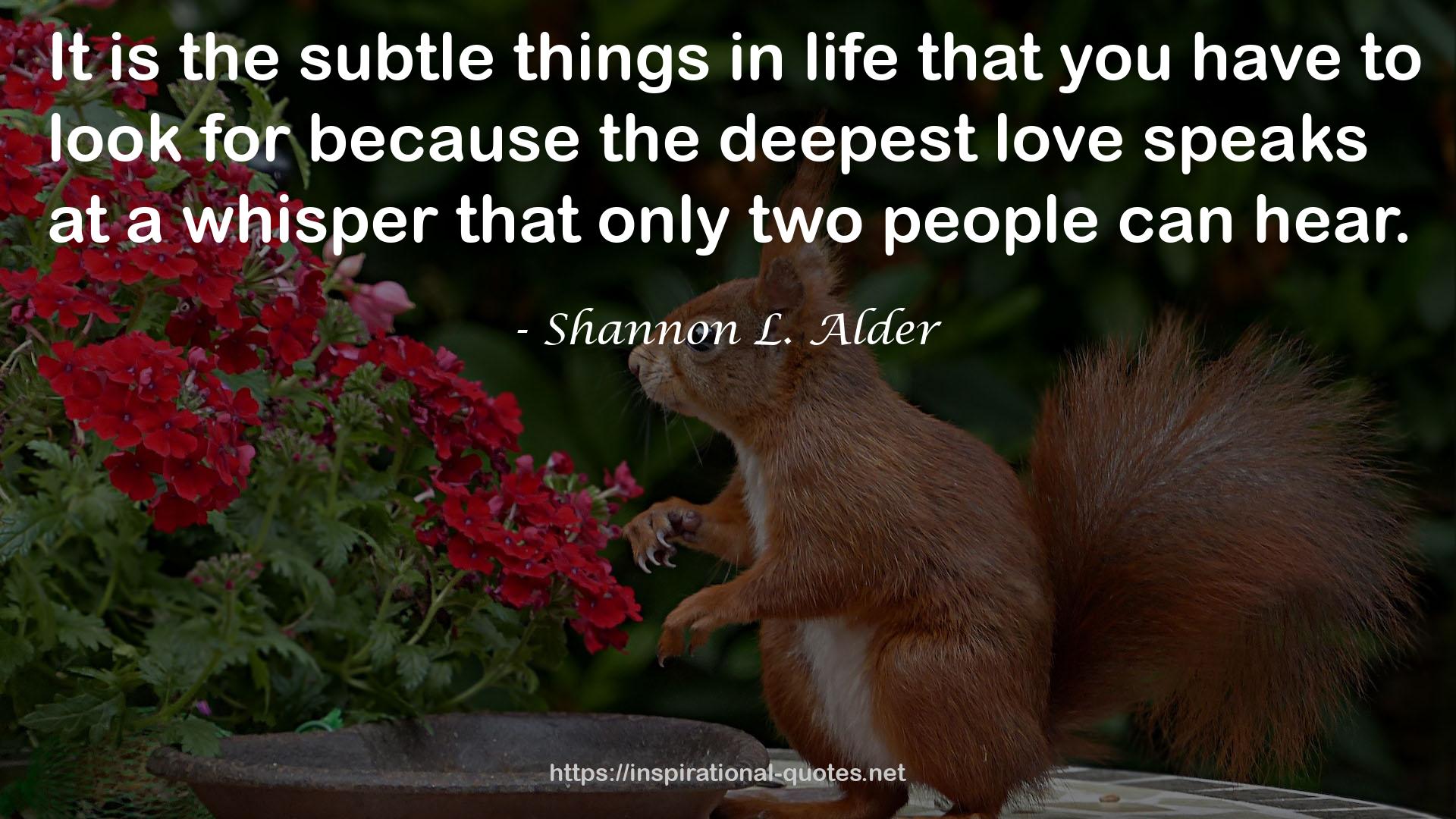 the subtle things  QUOTES