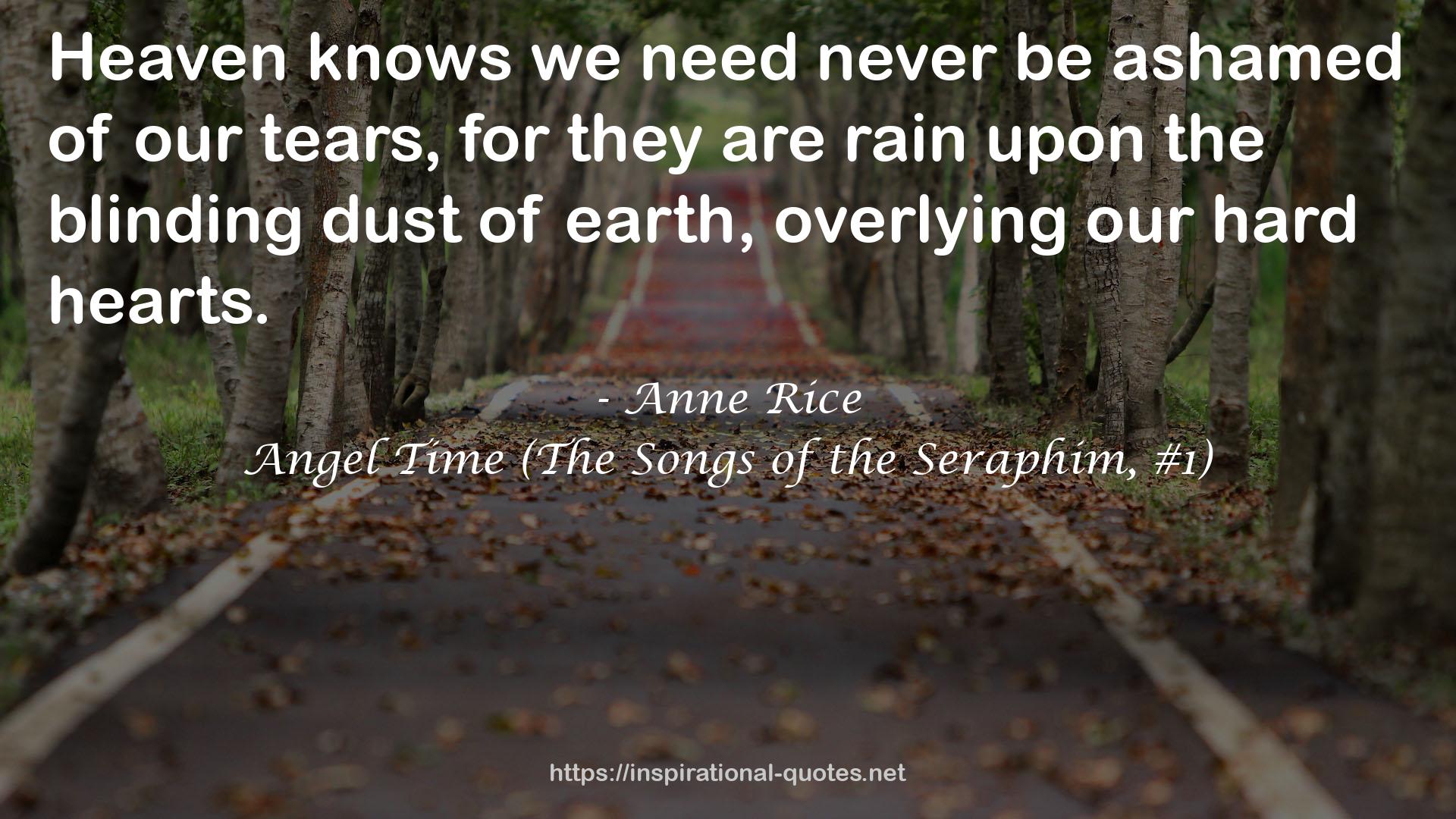 Angel Time (The Songs of the Seraphim, #1) QUOTES