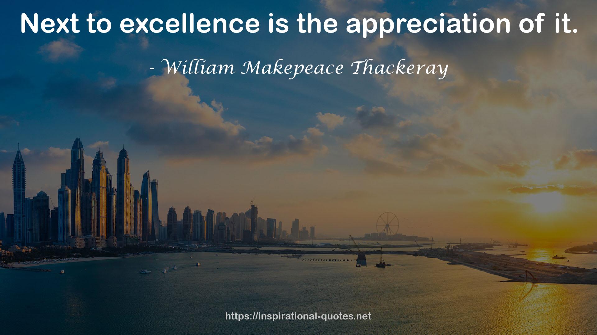 the appreciation  QUOTES