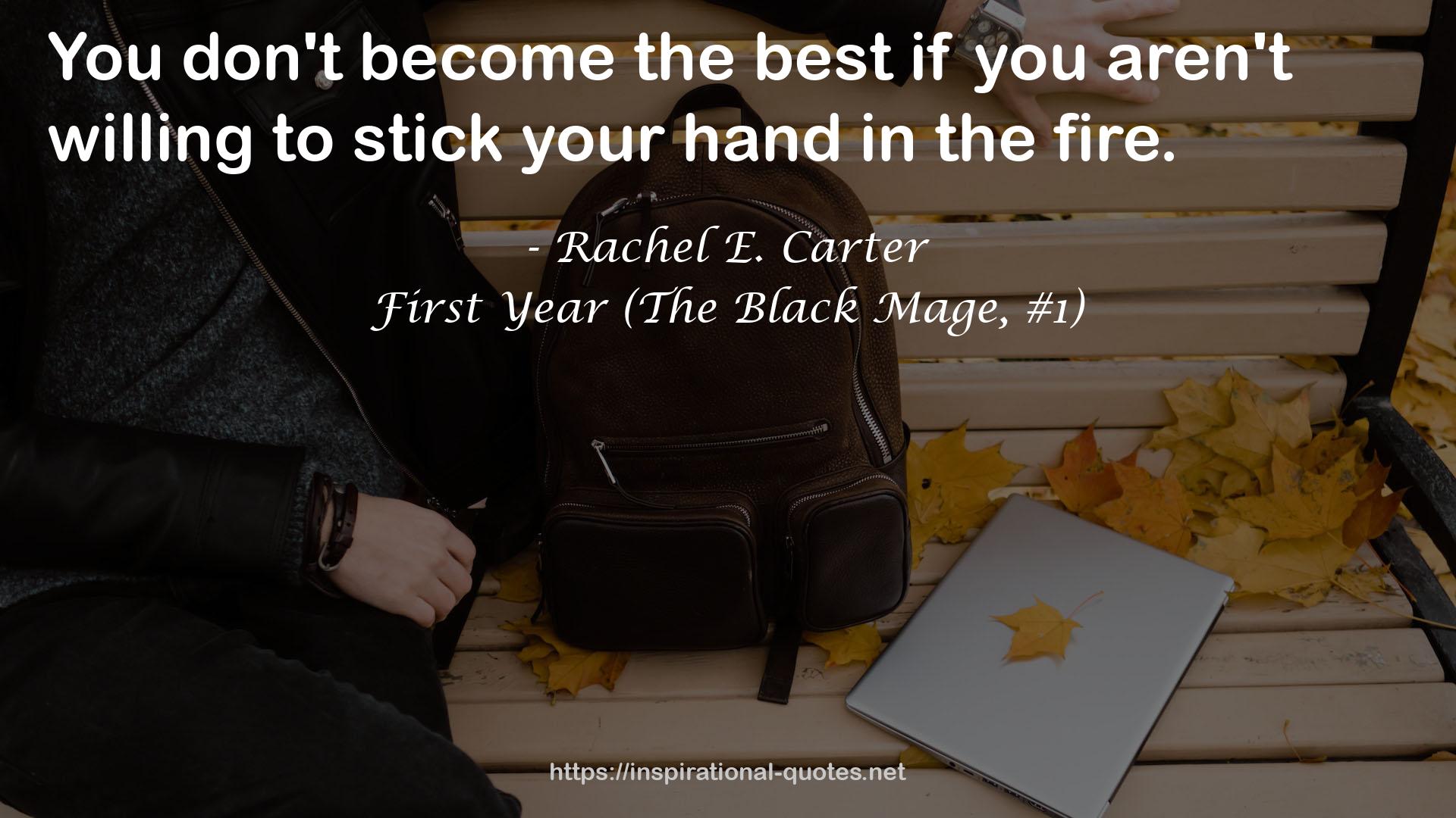 First Year (The Black Mage, #1) QUOTES