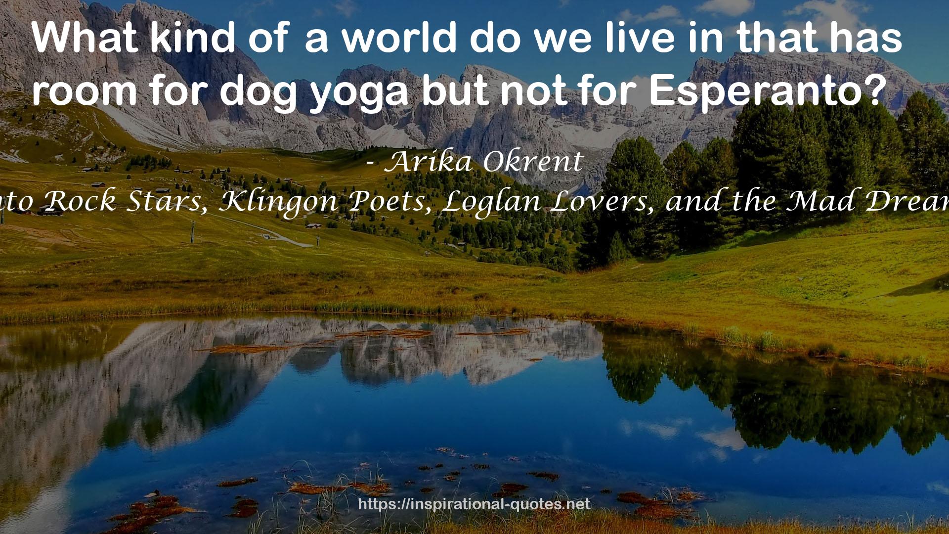 dog yoga  QUOTES