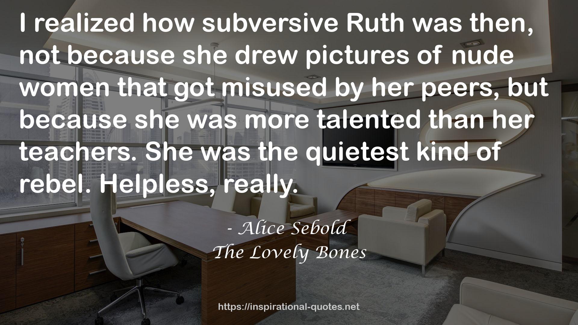 how subversive Ruth  QUOTES