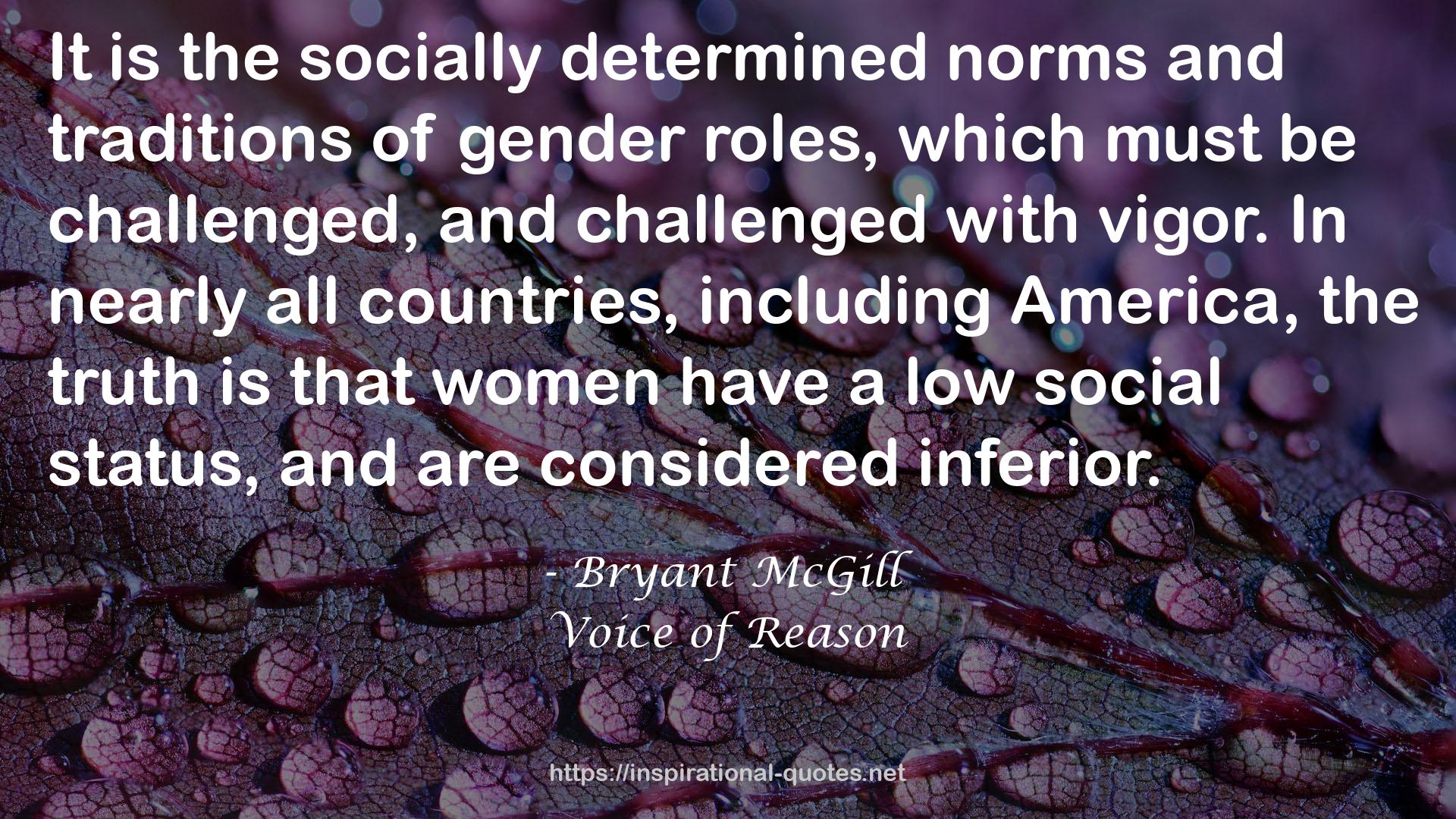 the socially determined norms  QUOTES