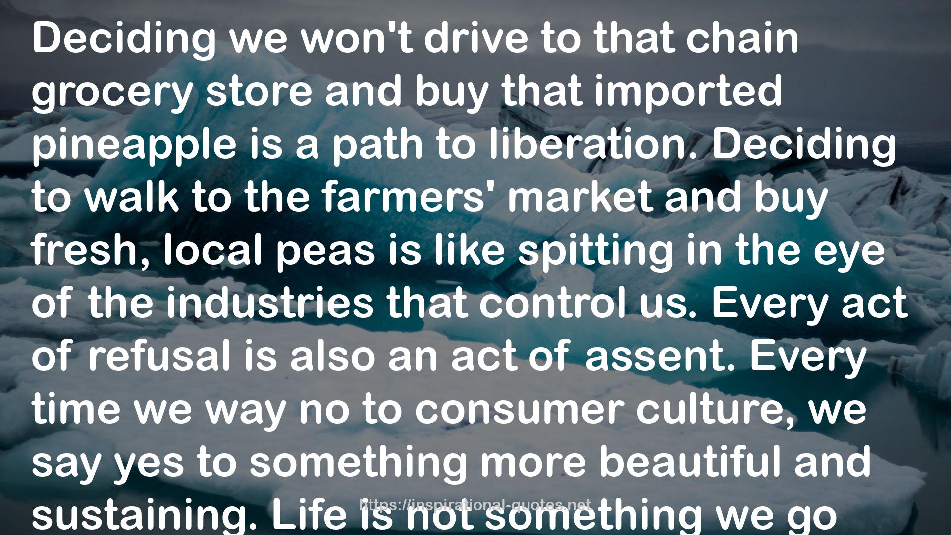 the farmers' market  QUOTES