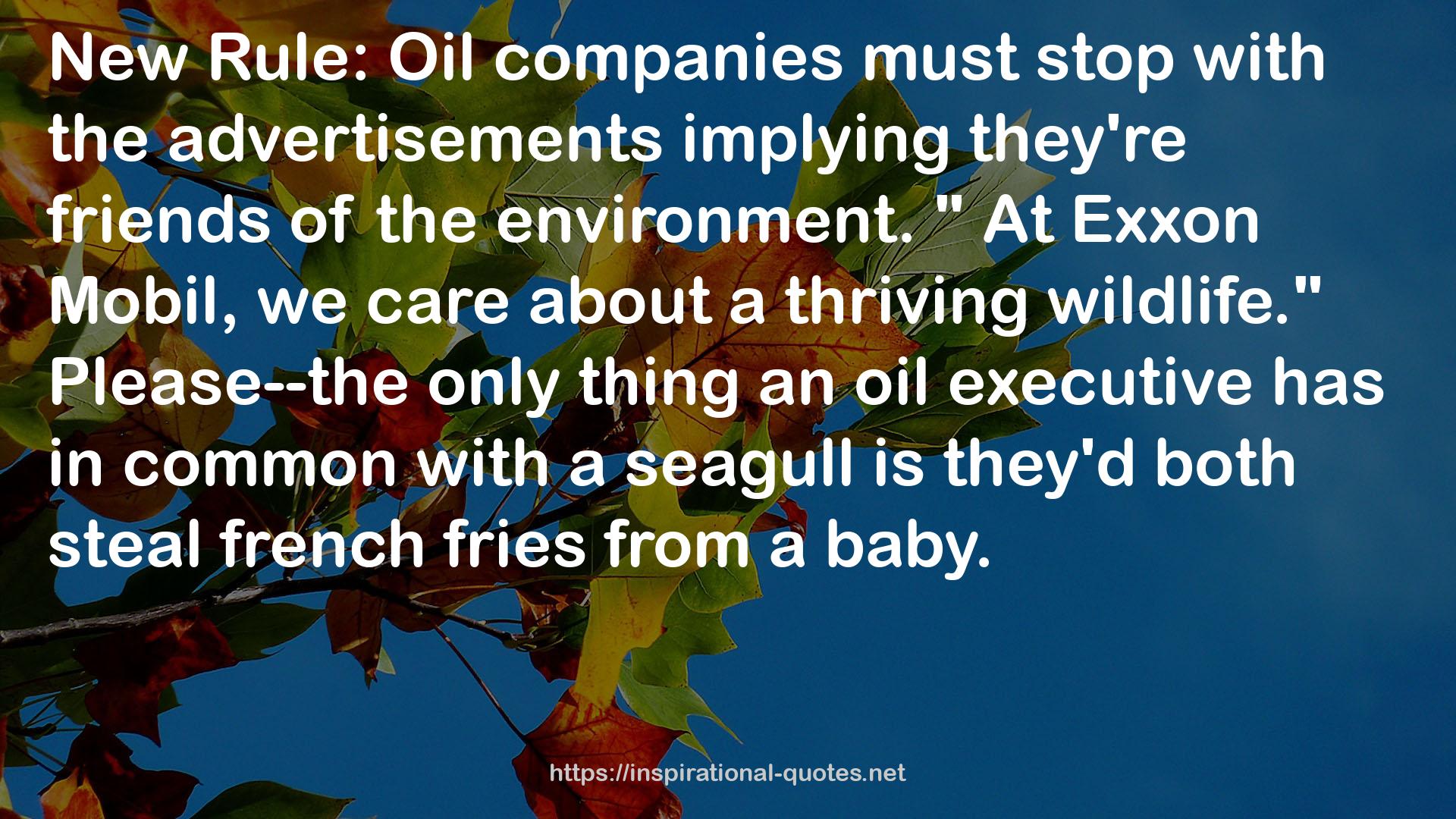 oil companies  QUOTES