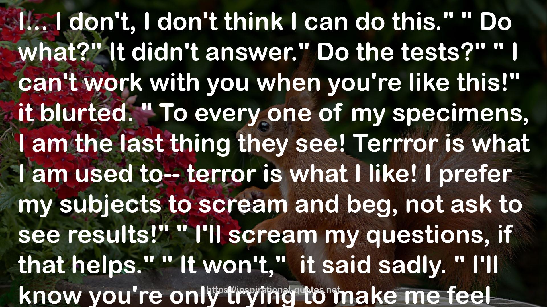 Terrror  QUOTES