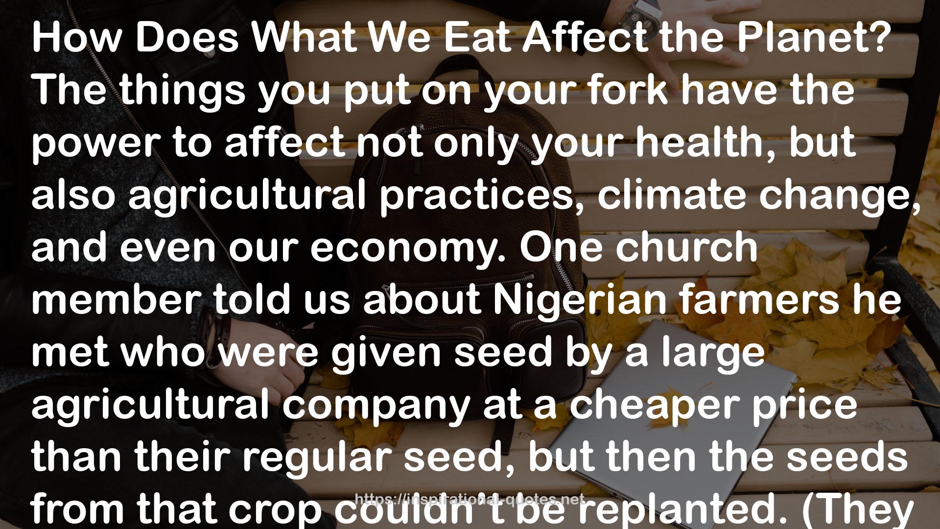 agricultural  QUOTES