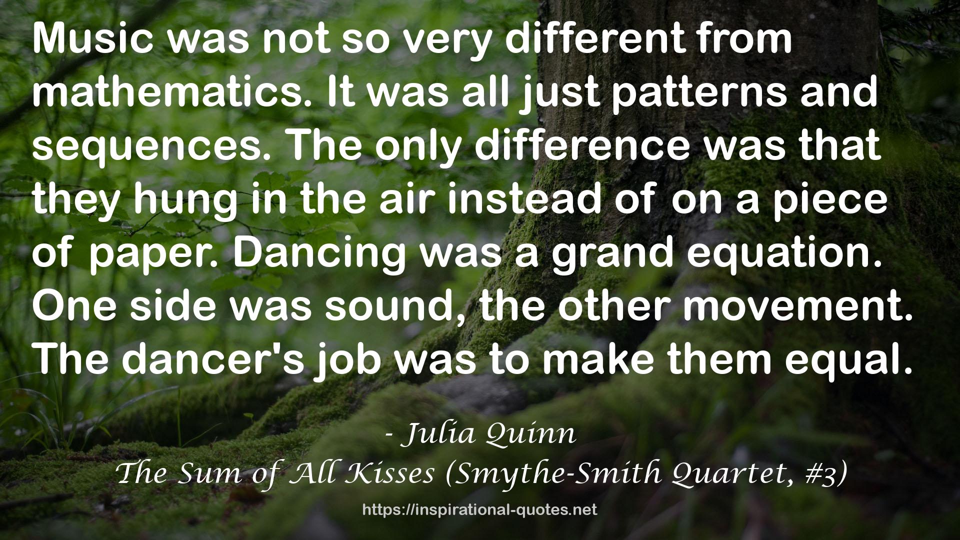The dancer's job  QUOTES