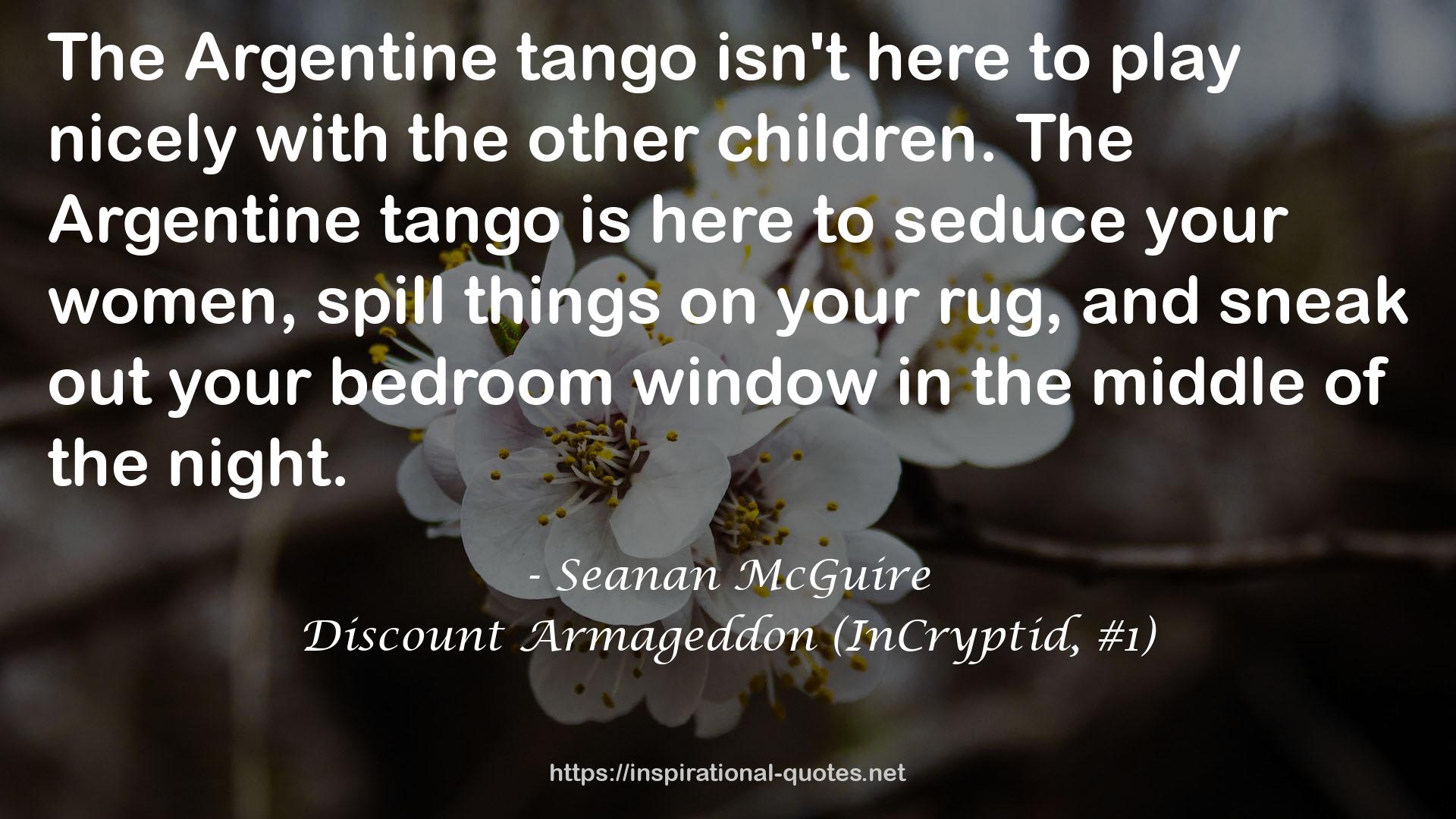 The Argentine tango  QUOTES