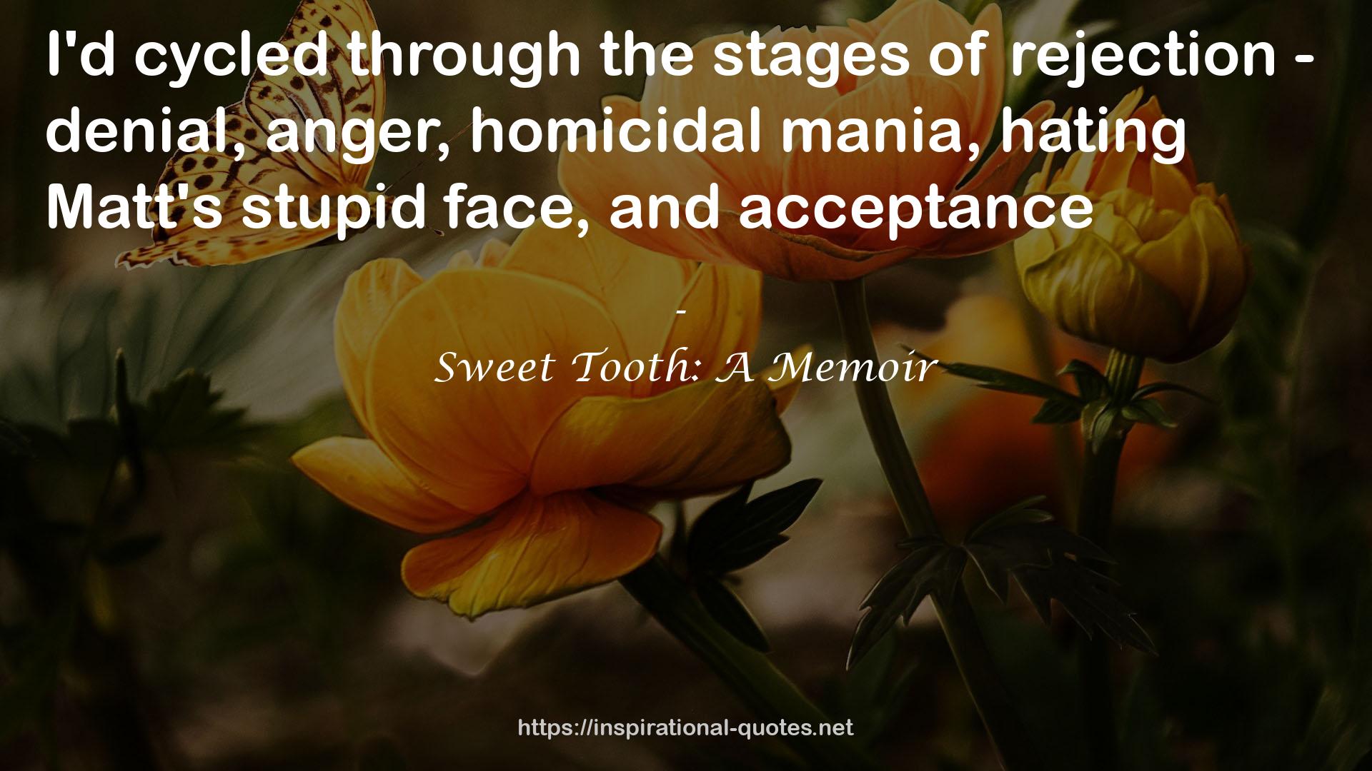 Sweet Tooth: A Memoir QUOTES