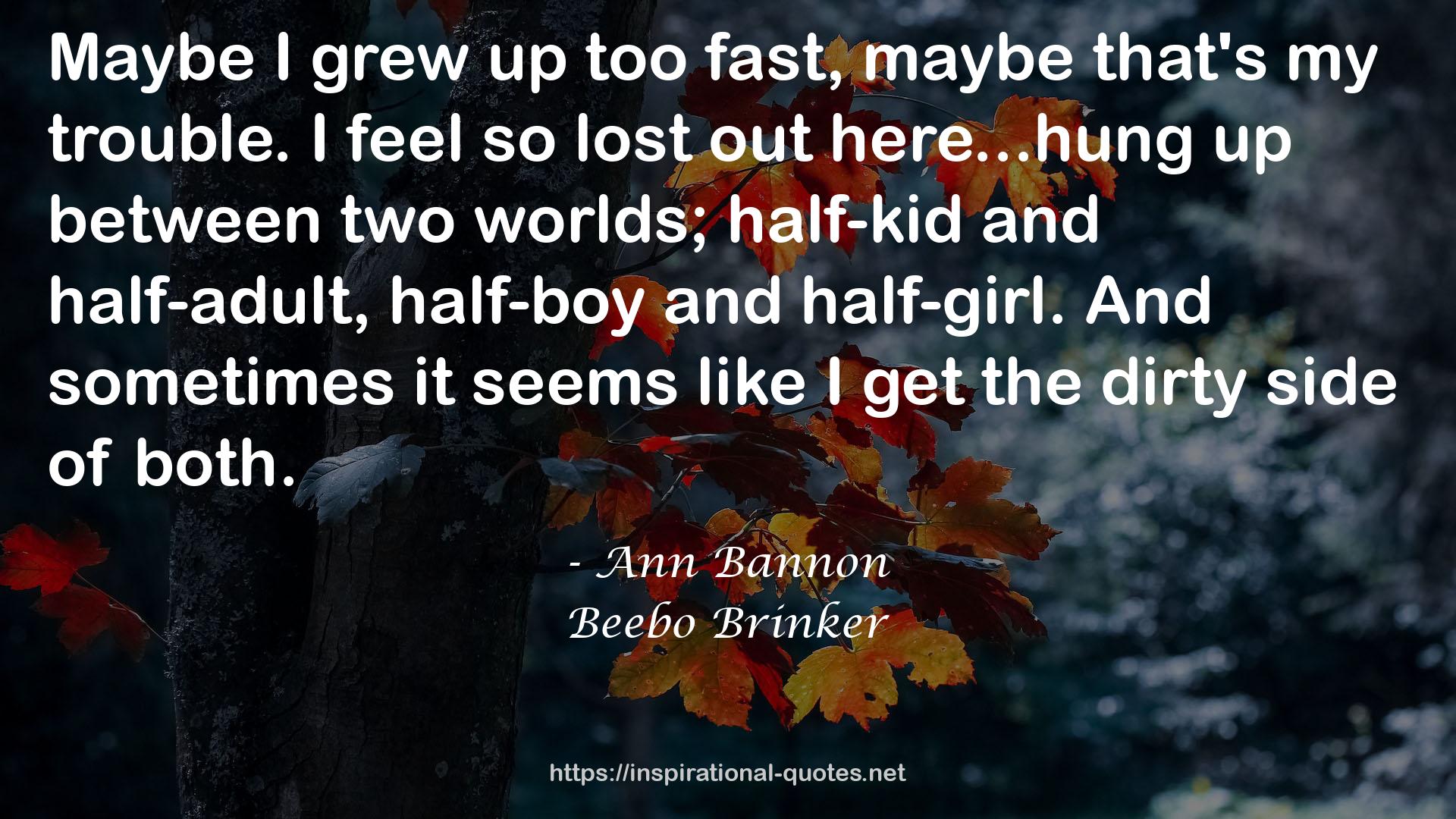 half-boy  QUOTES