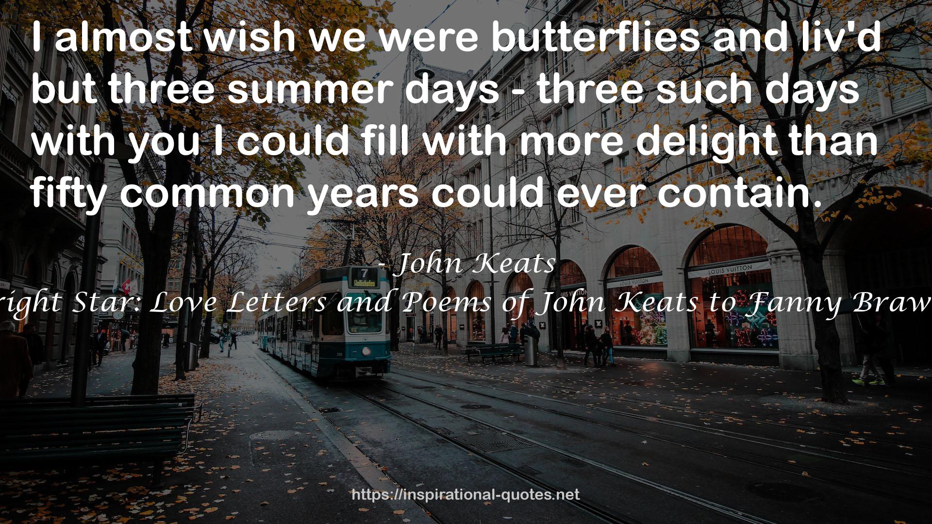 John Keats QUOTES