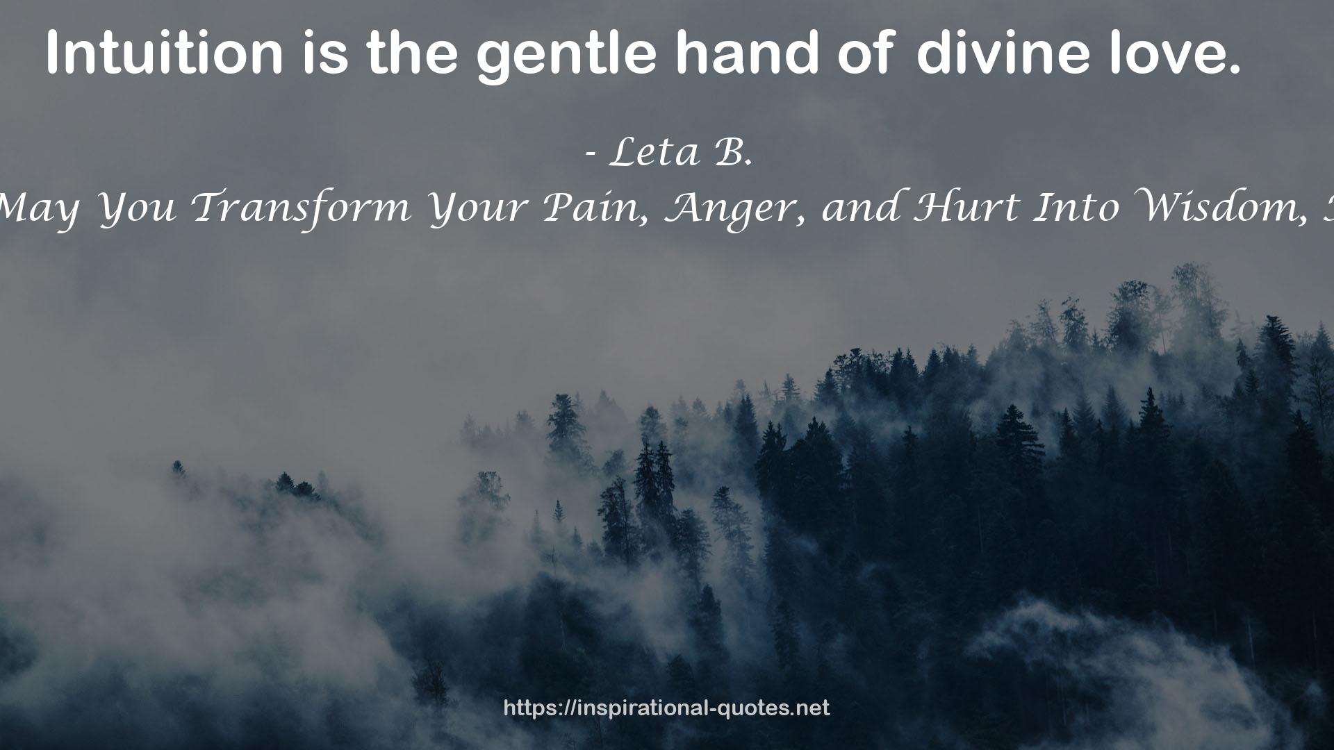 the gentle hand  QUOTES