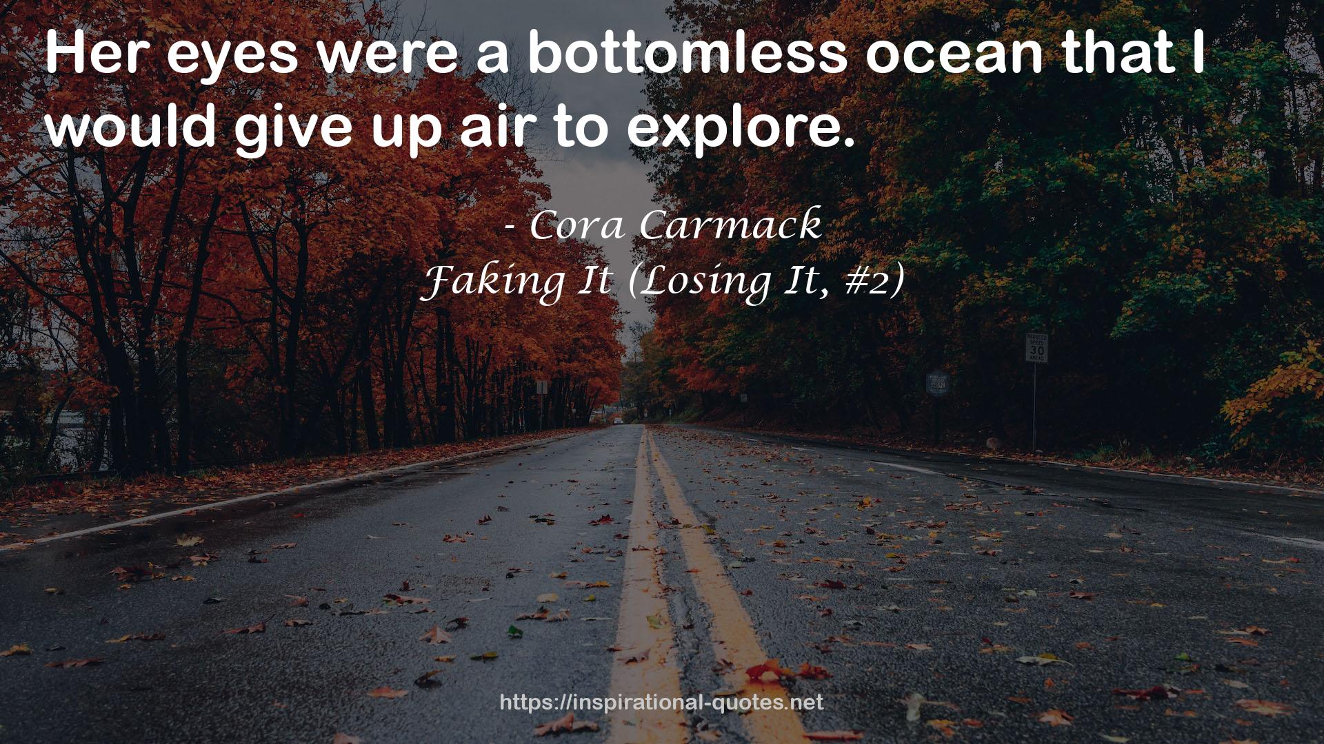 a bottomless ocean  QUOTES