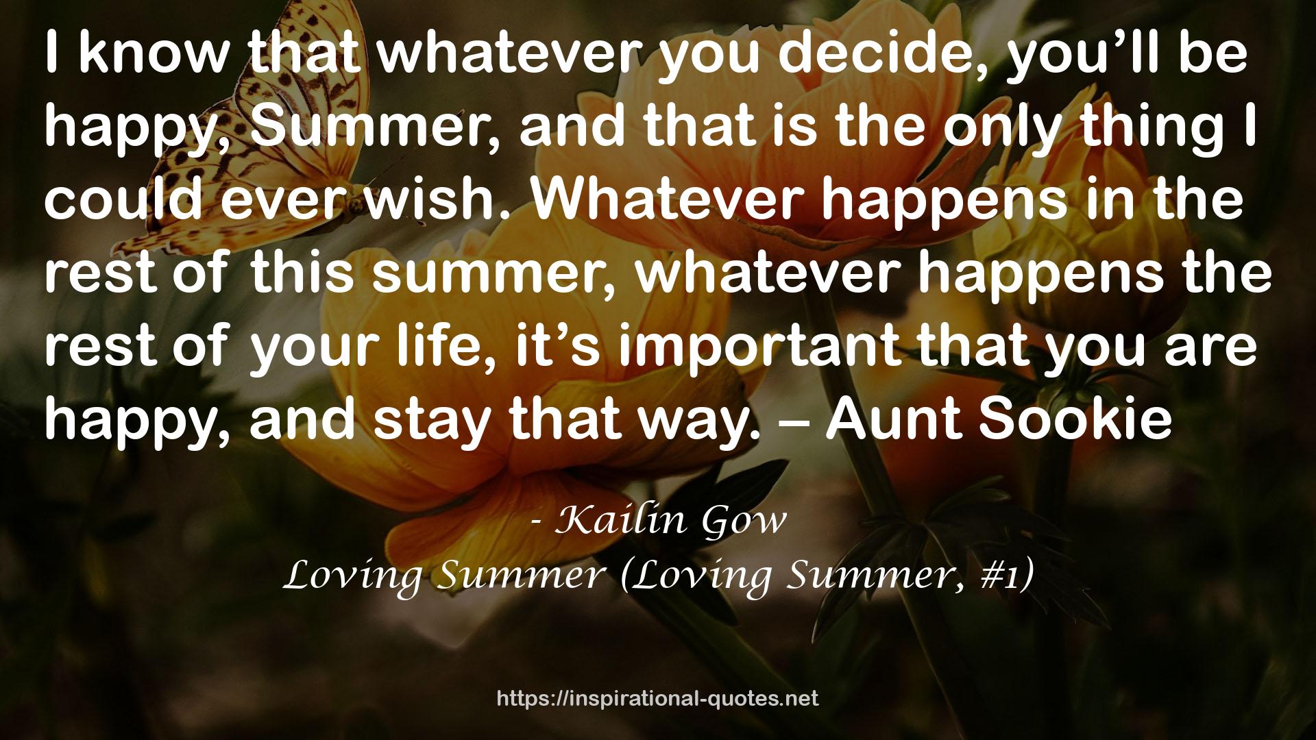 Loving Summer (Loving Summer, #1) QUOTES