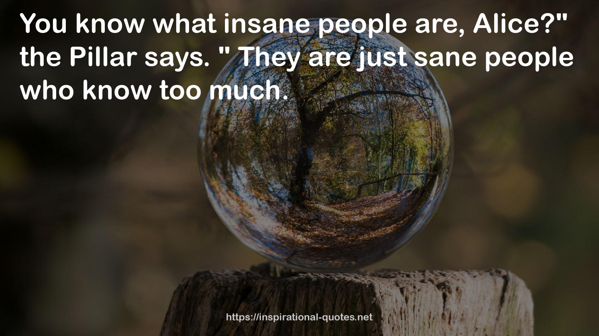 just sane people  QUOTES