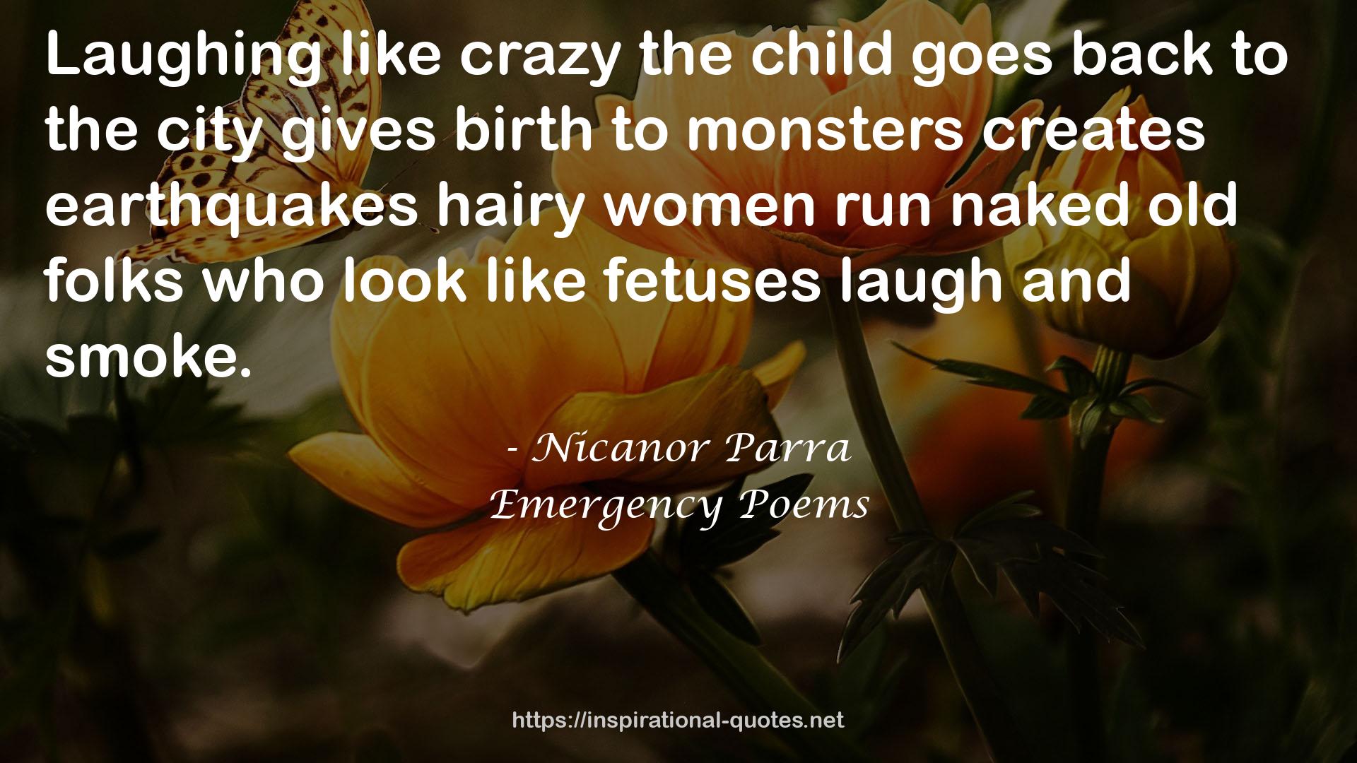 Emergency Poems QUOTES