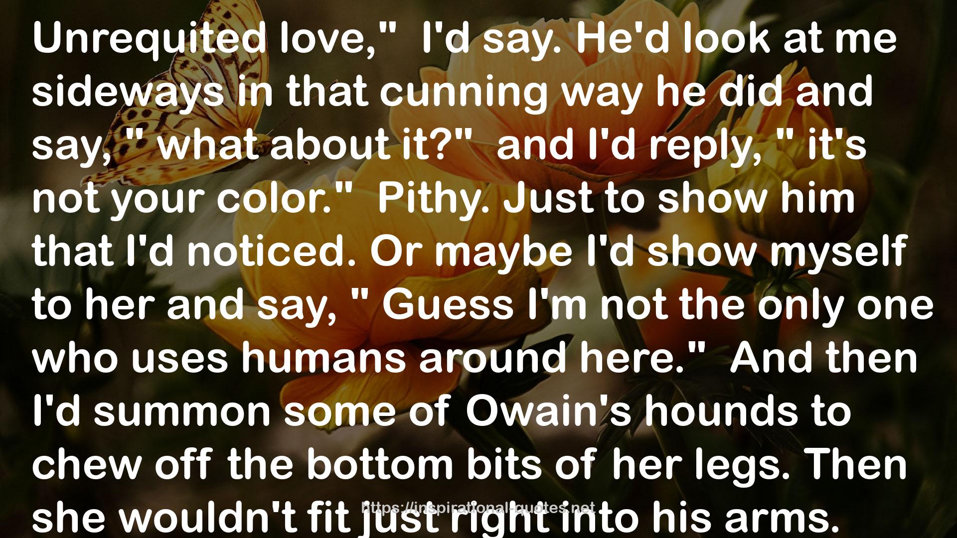 Owain's hounds  QUOTES