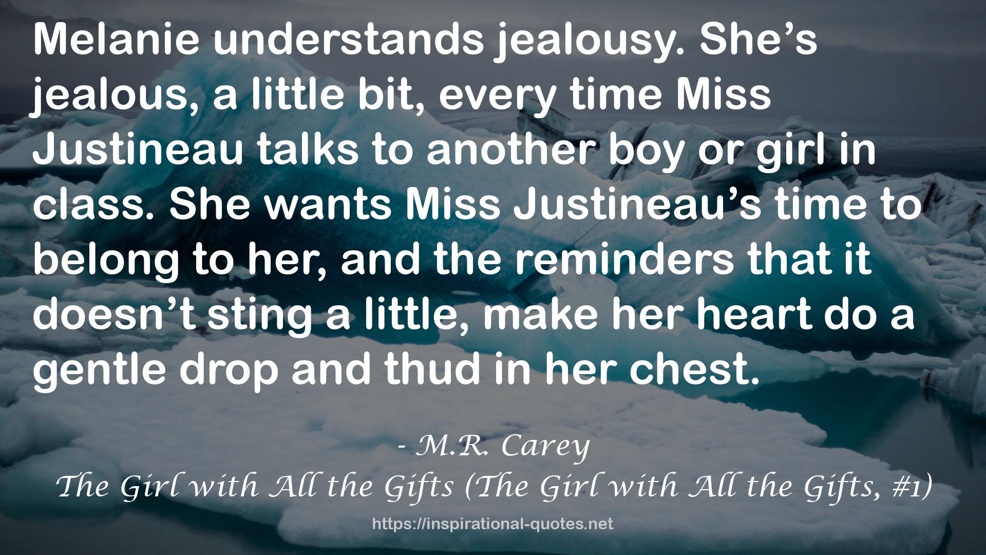 Miss Justineau  QUOTES