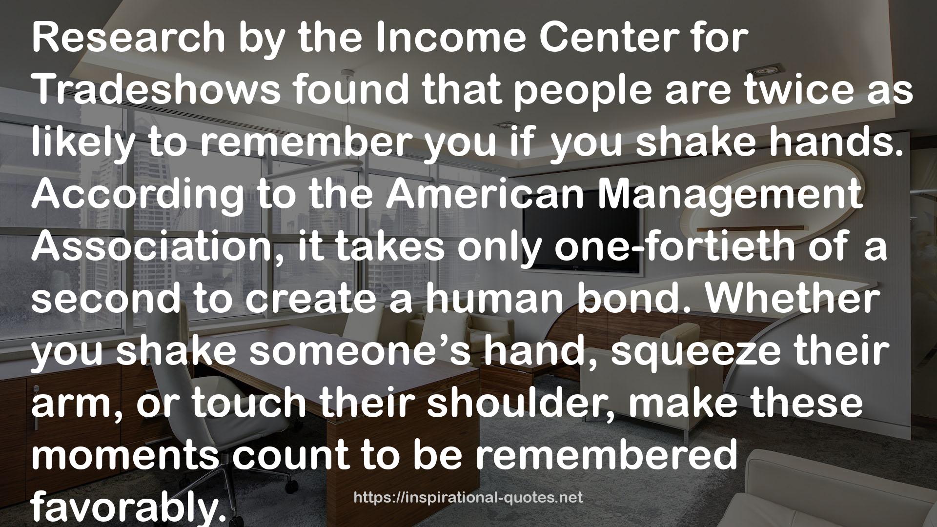 the Income Center  QUOTES