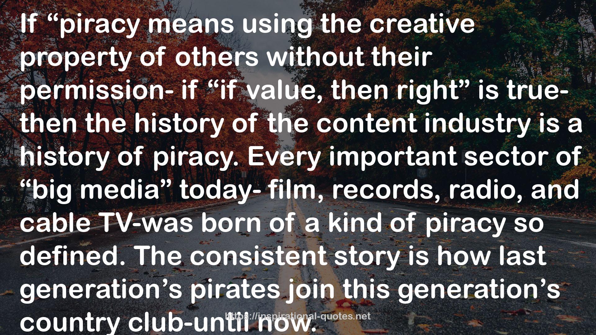 the content industry  QUOTES