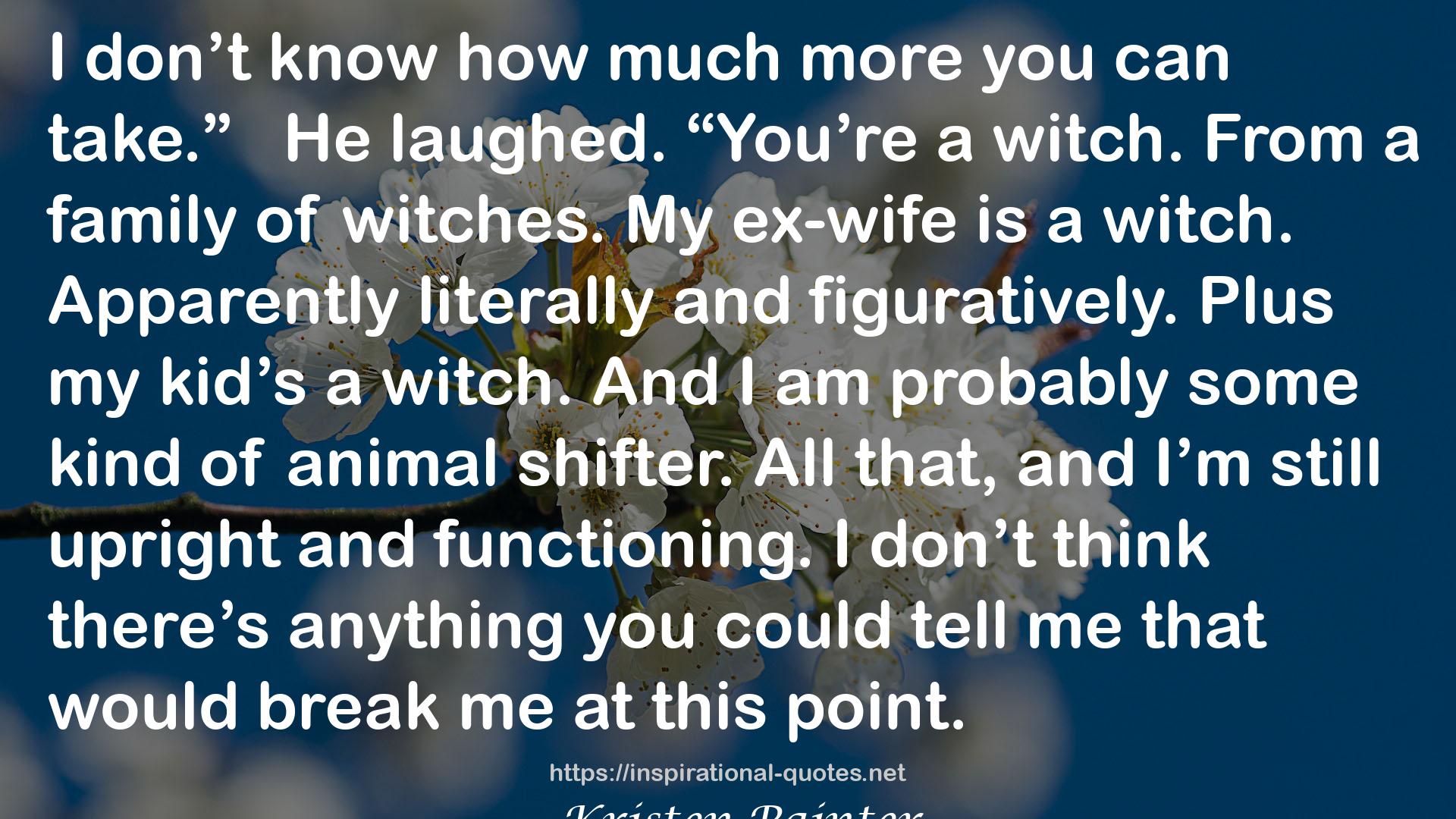 The Professor Woos The Witch (Nocturne Falls #4) QUOTES