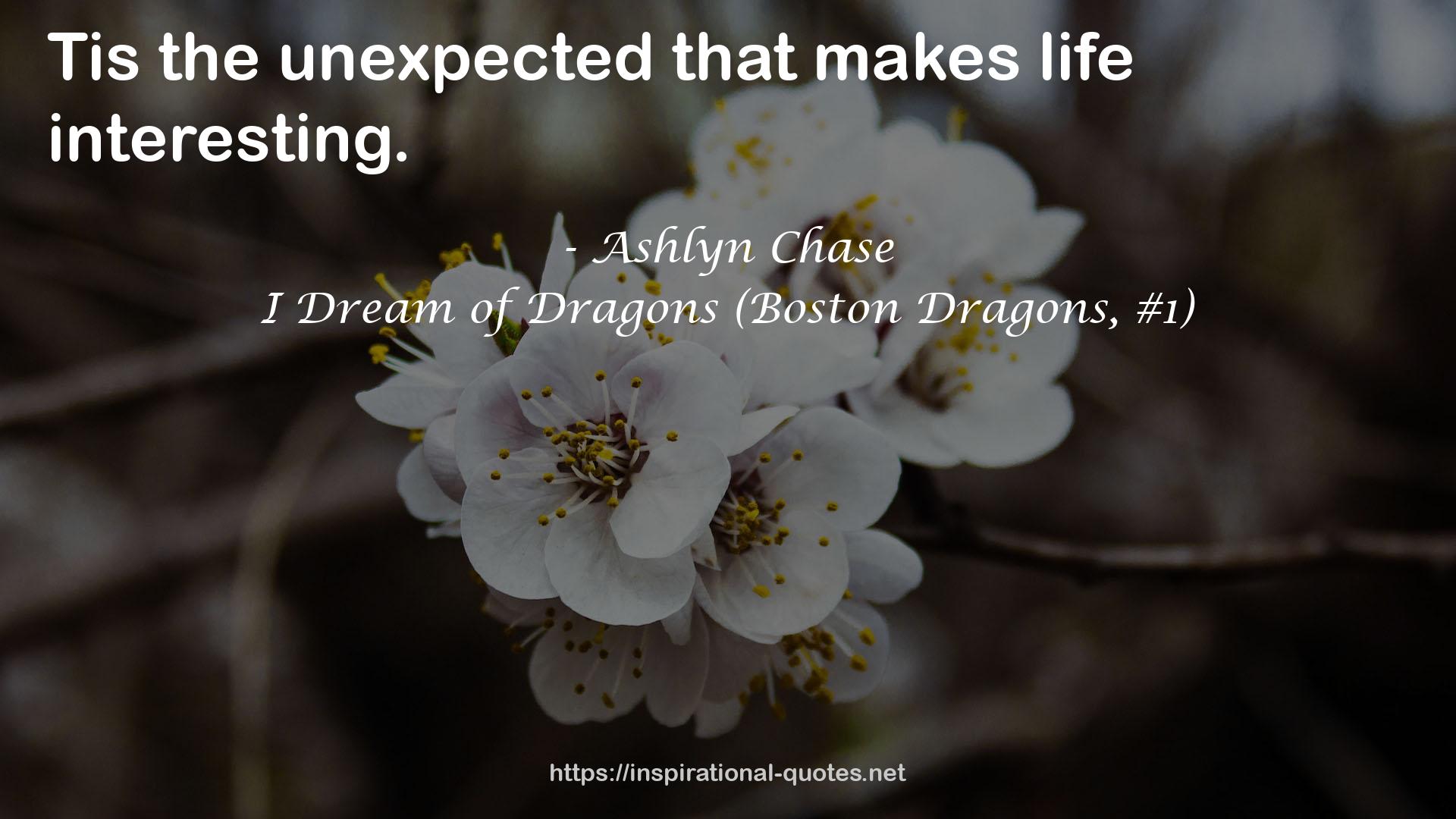 I Dream of Dragons (Boston Dragons, #1) QUOTES