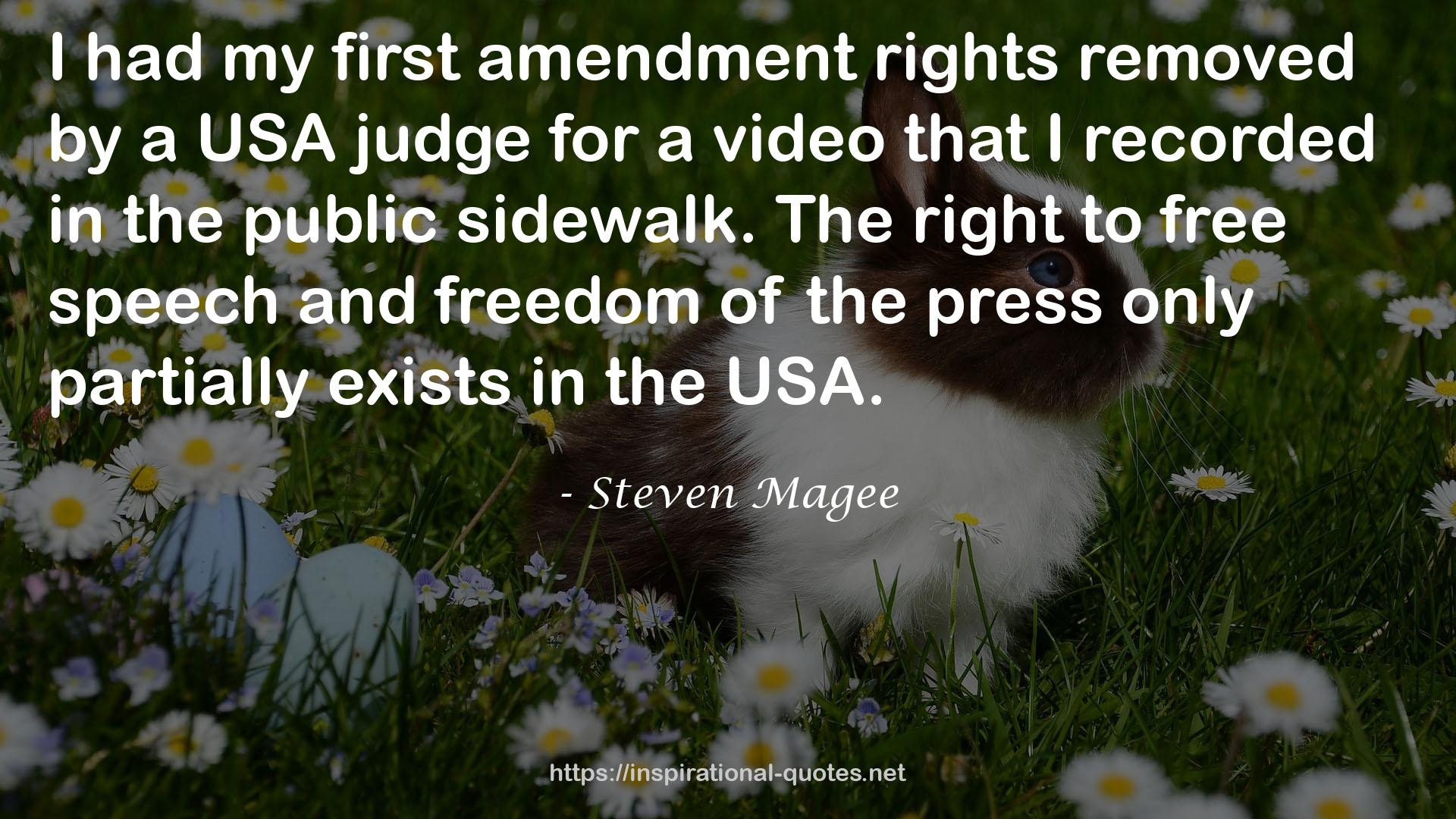 my first amendment rights  QUOTES