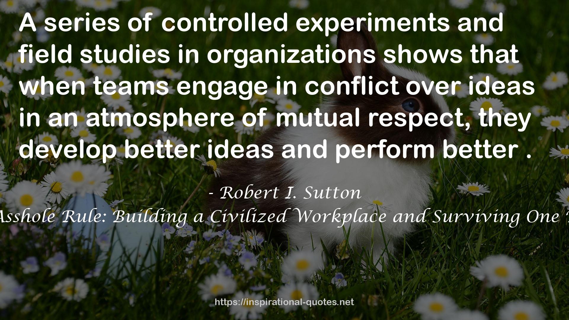 controlled experiments  QUOTES