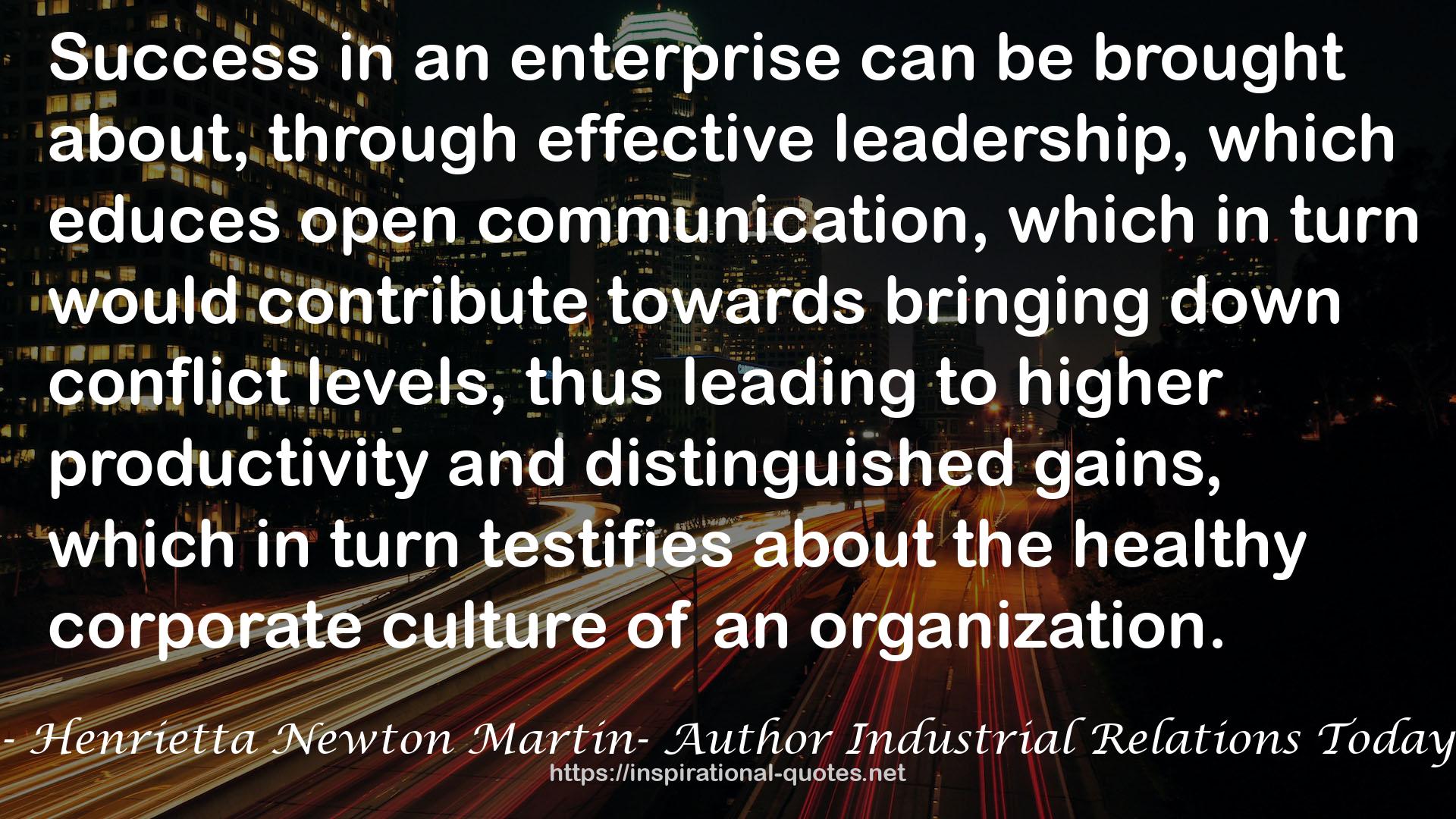 the healthy corporate culture  QUOTES