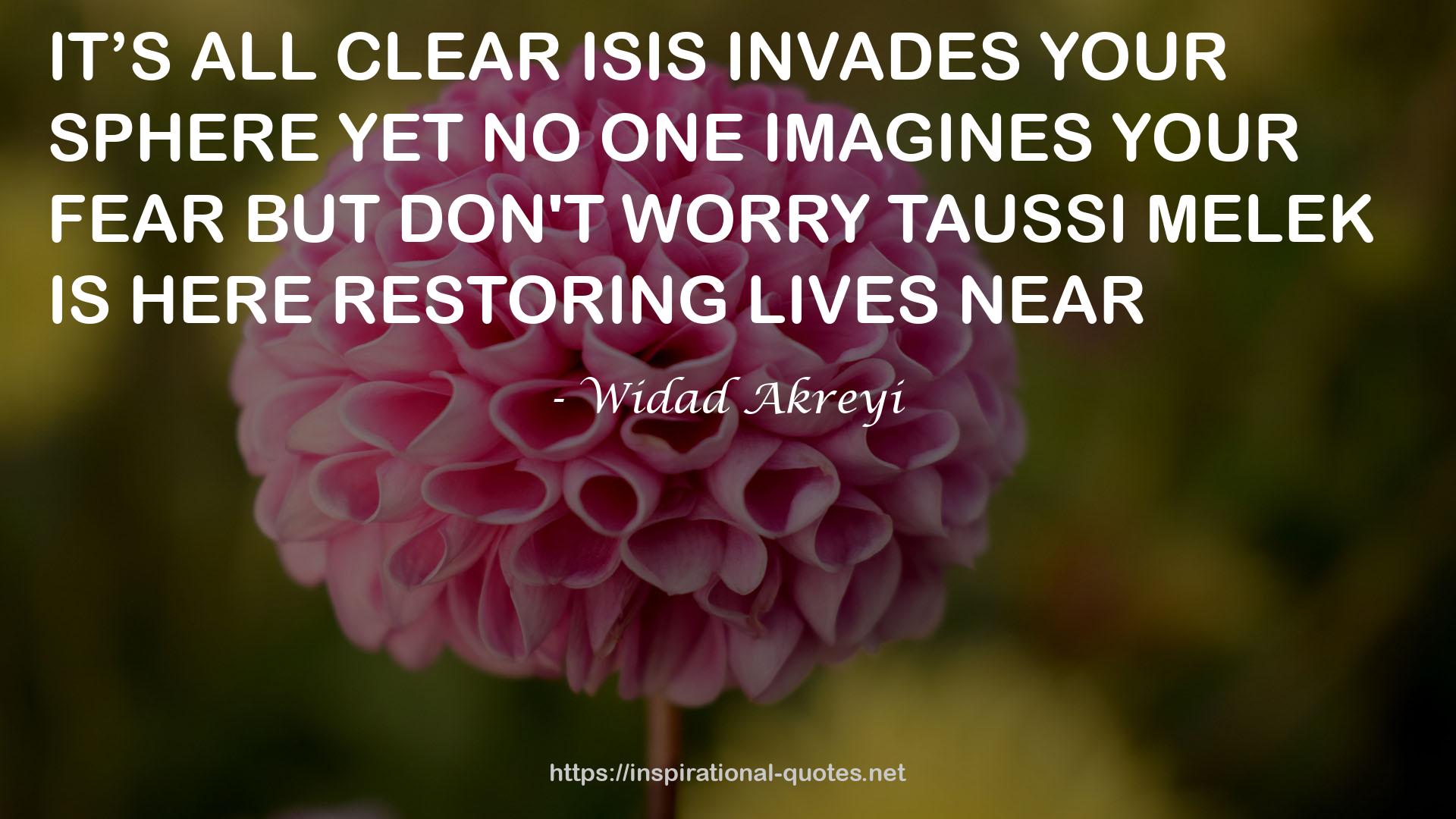 CLEARISIS  QUOTES