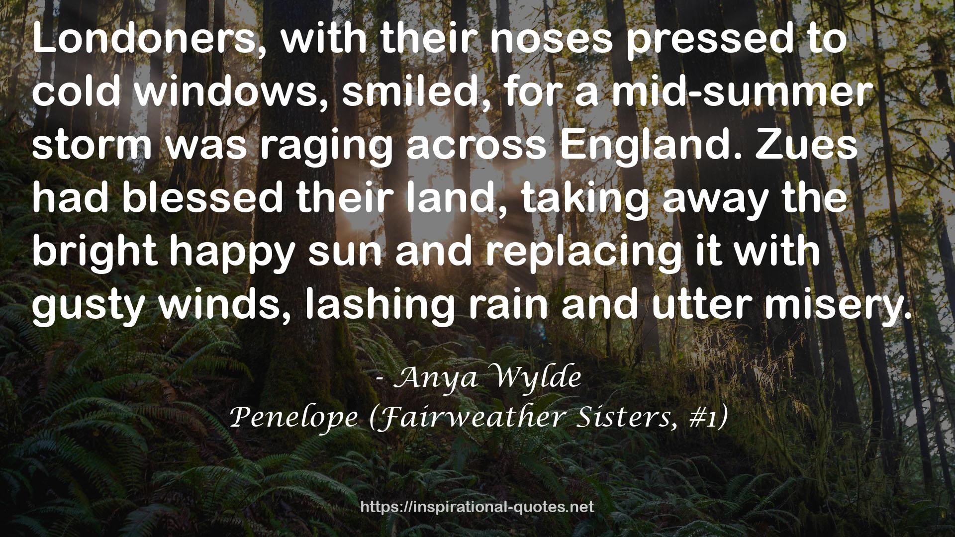 Penelope (Fairweather Sisters, #1) QUOTES