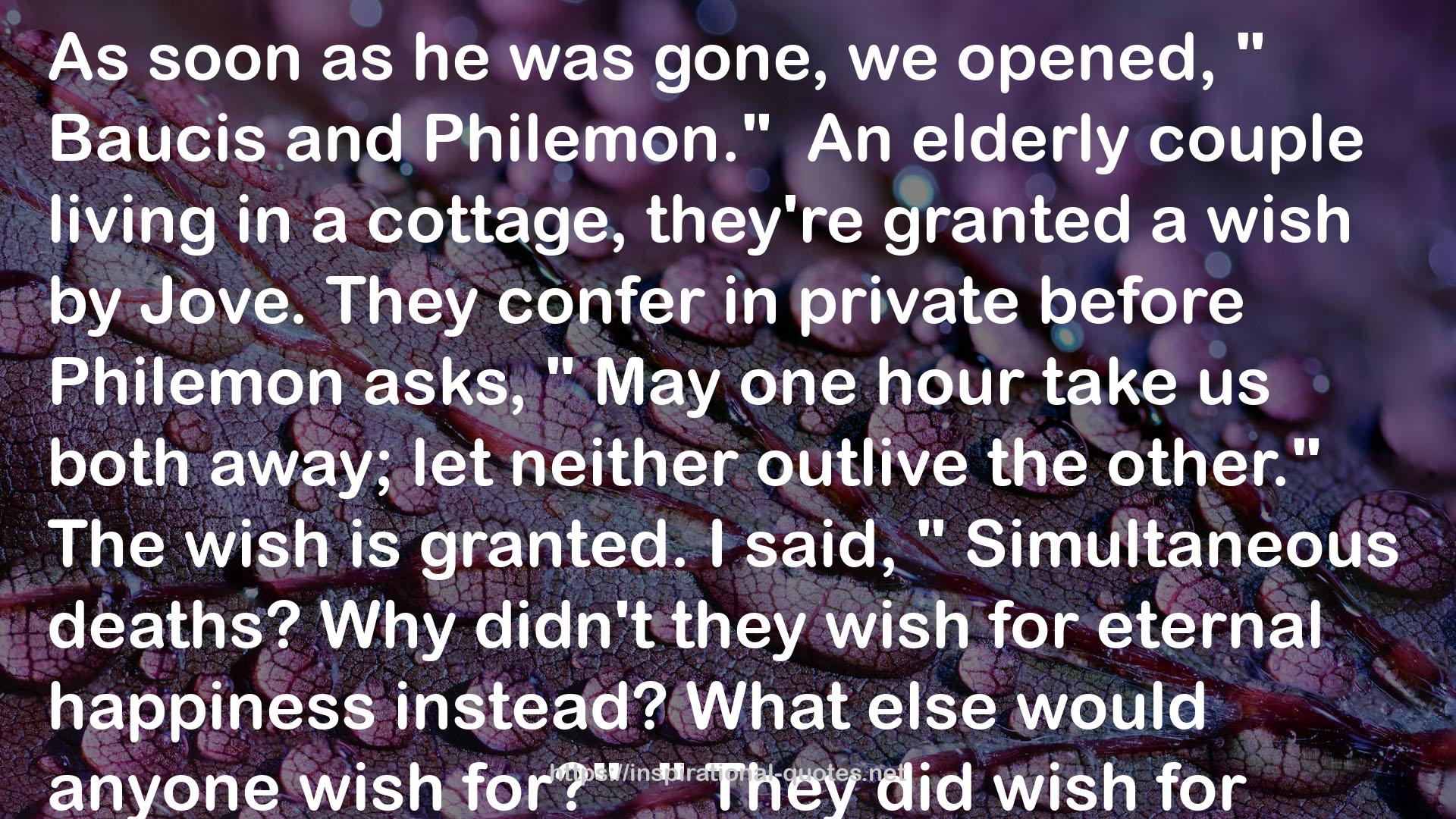 Philemon  QUOTES