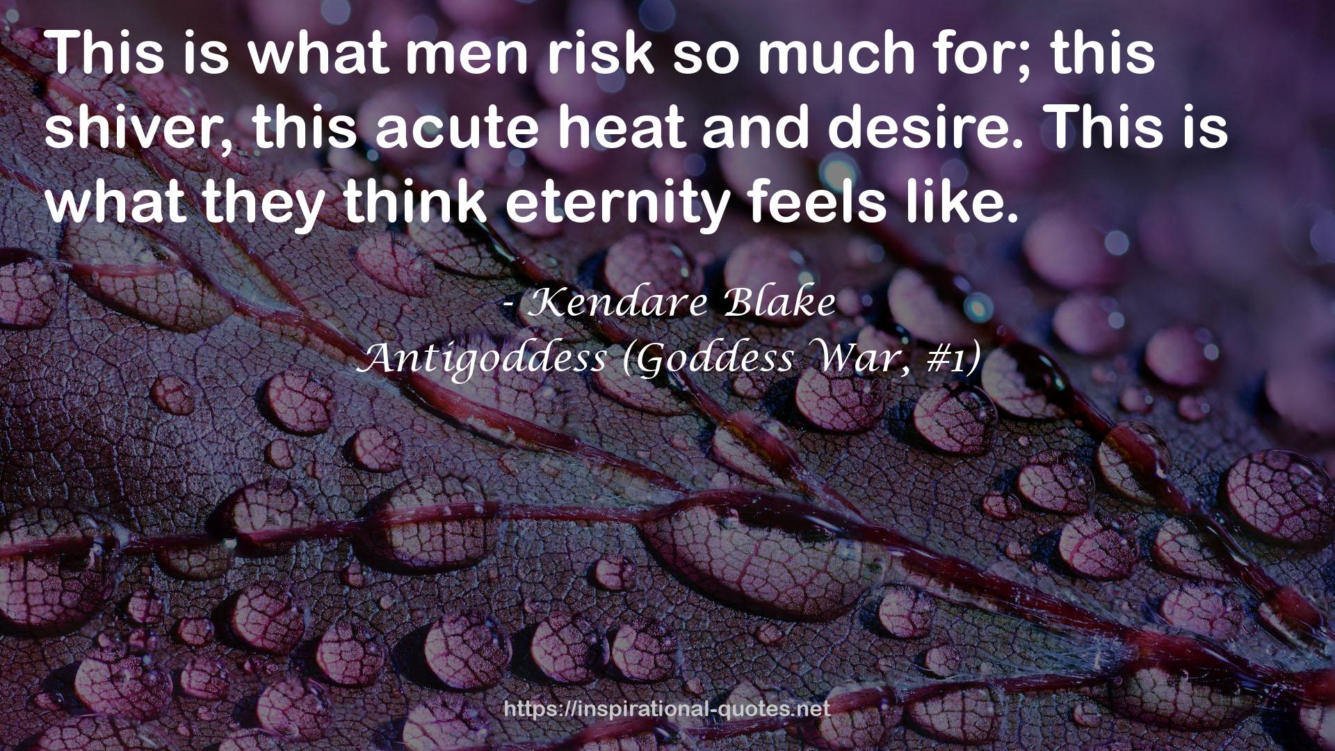 Antigoddess (Goddess War, #1) QUOTES