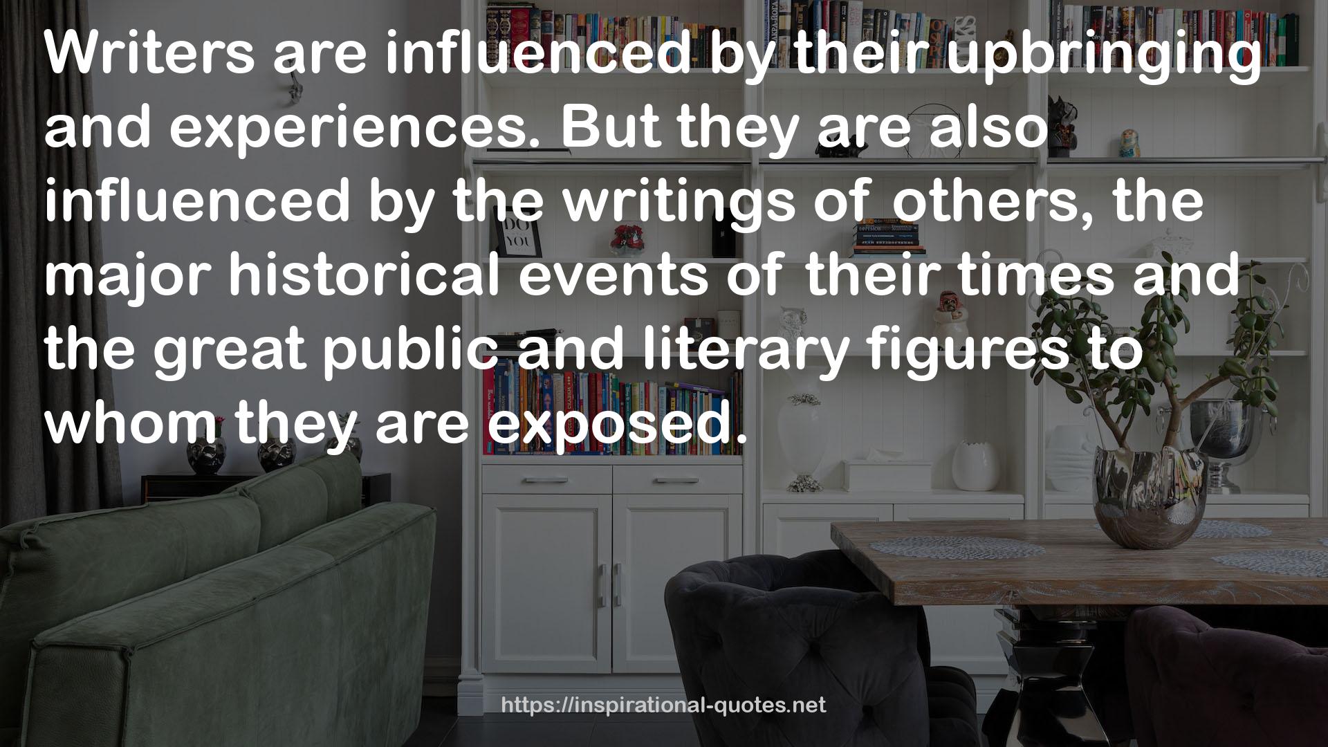 the great public and literary figures  QUOTES