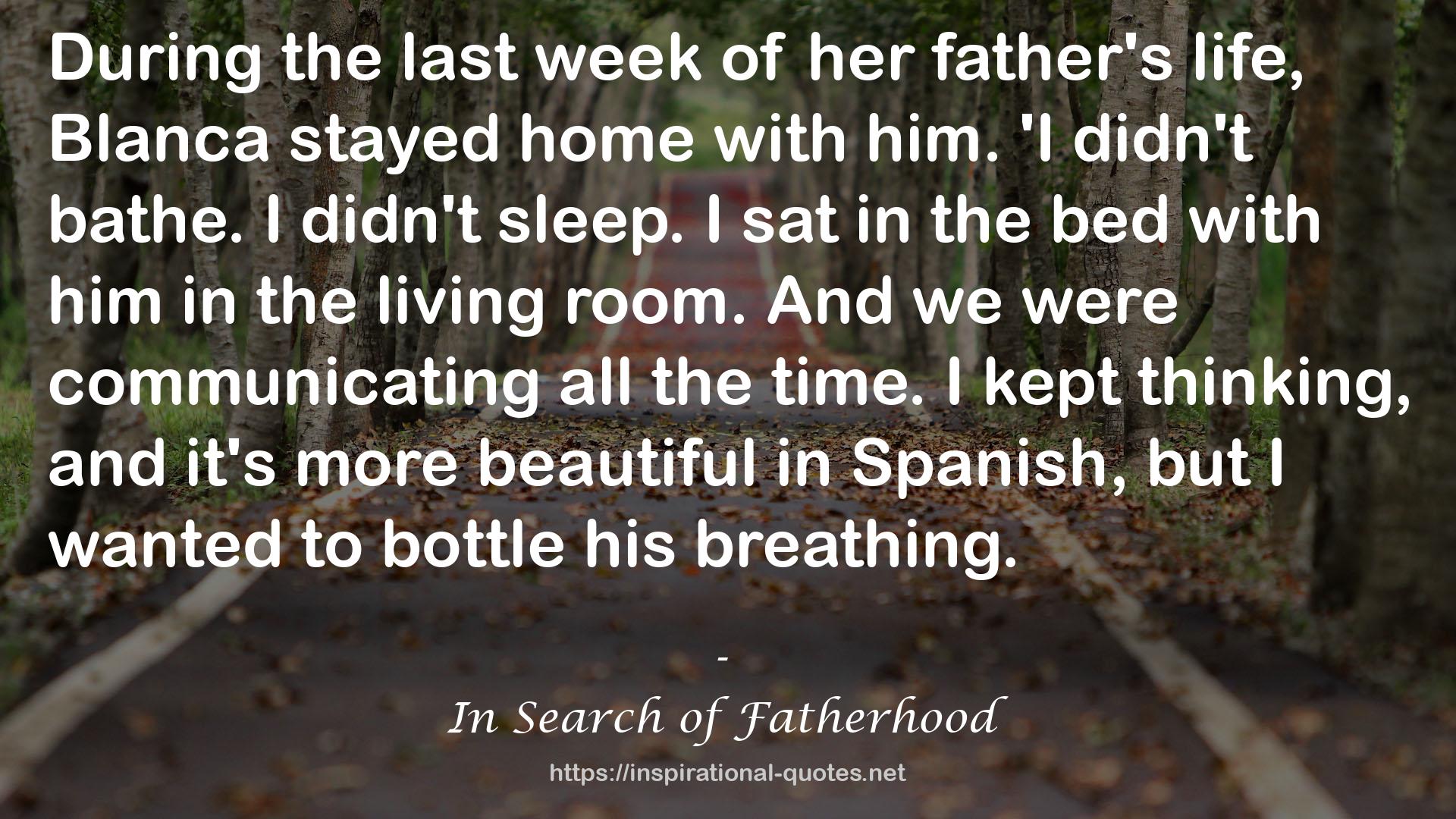 In Search of Fatherhood QUOTES