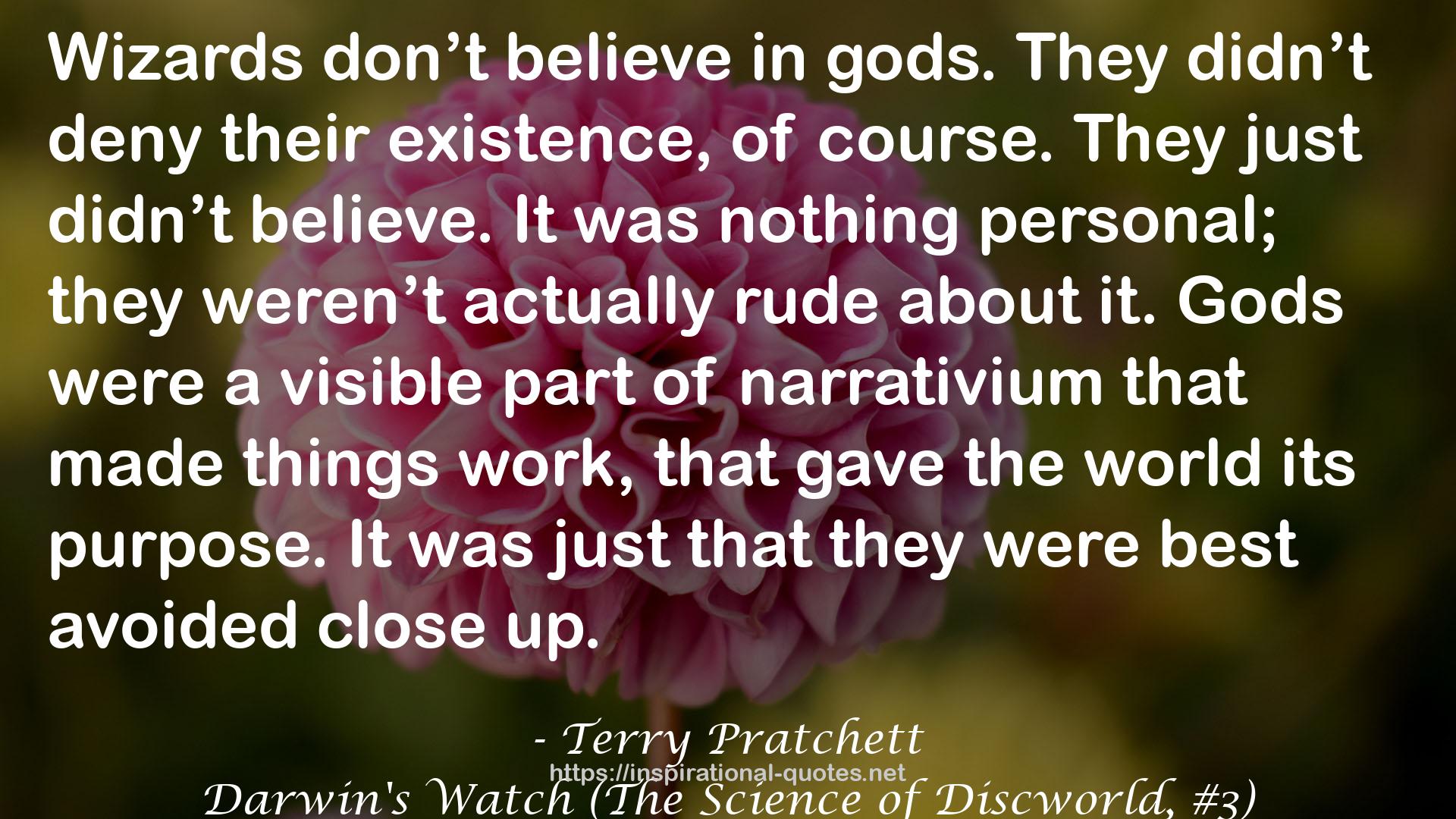 Darwin's Watch (The Science of Discworld, #3) QUOTES