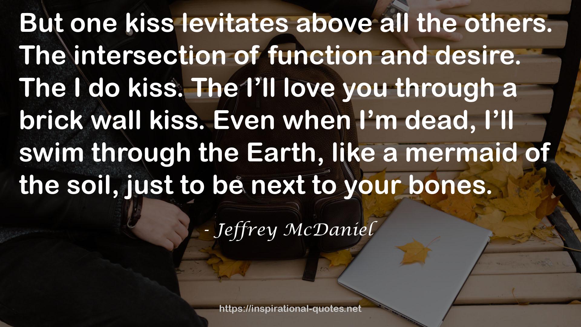 one kiss  QUOTES
