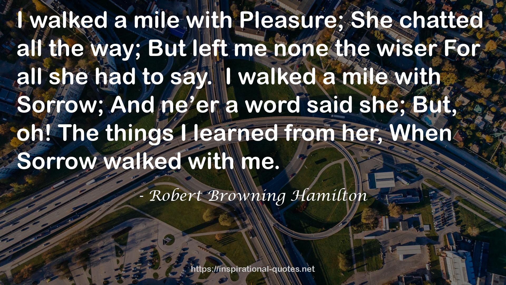 Robert Browning Hamilton QUOTES