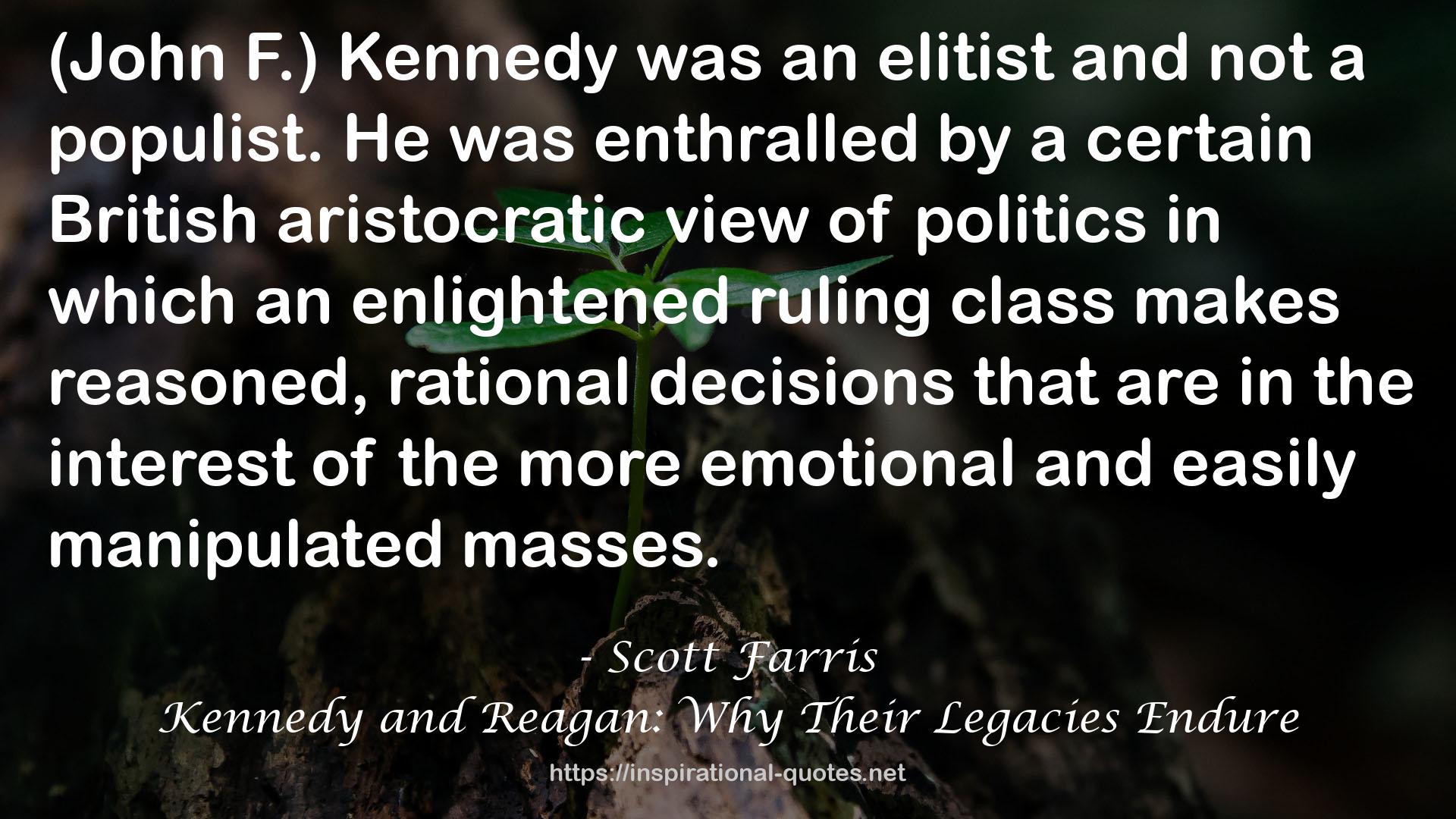 an enlightened ruling class  QUOTES