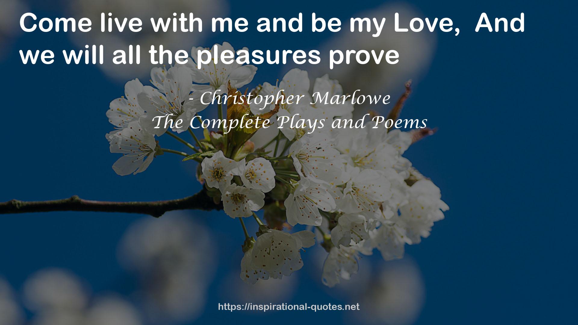 all the pleasures  QUOTES