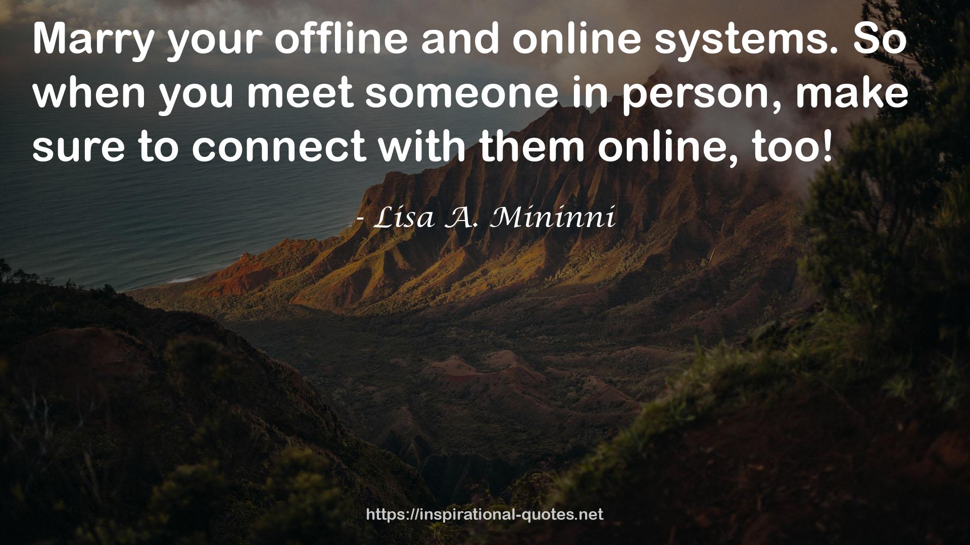 your offline  QUOTES